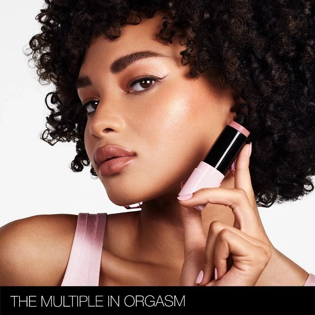 NARS Orgasm The Multiple Cream Blush, Lip and Eye Stick - Peachy Pink with Golden Shimmer Limited Edition - Image 4
