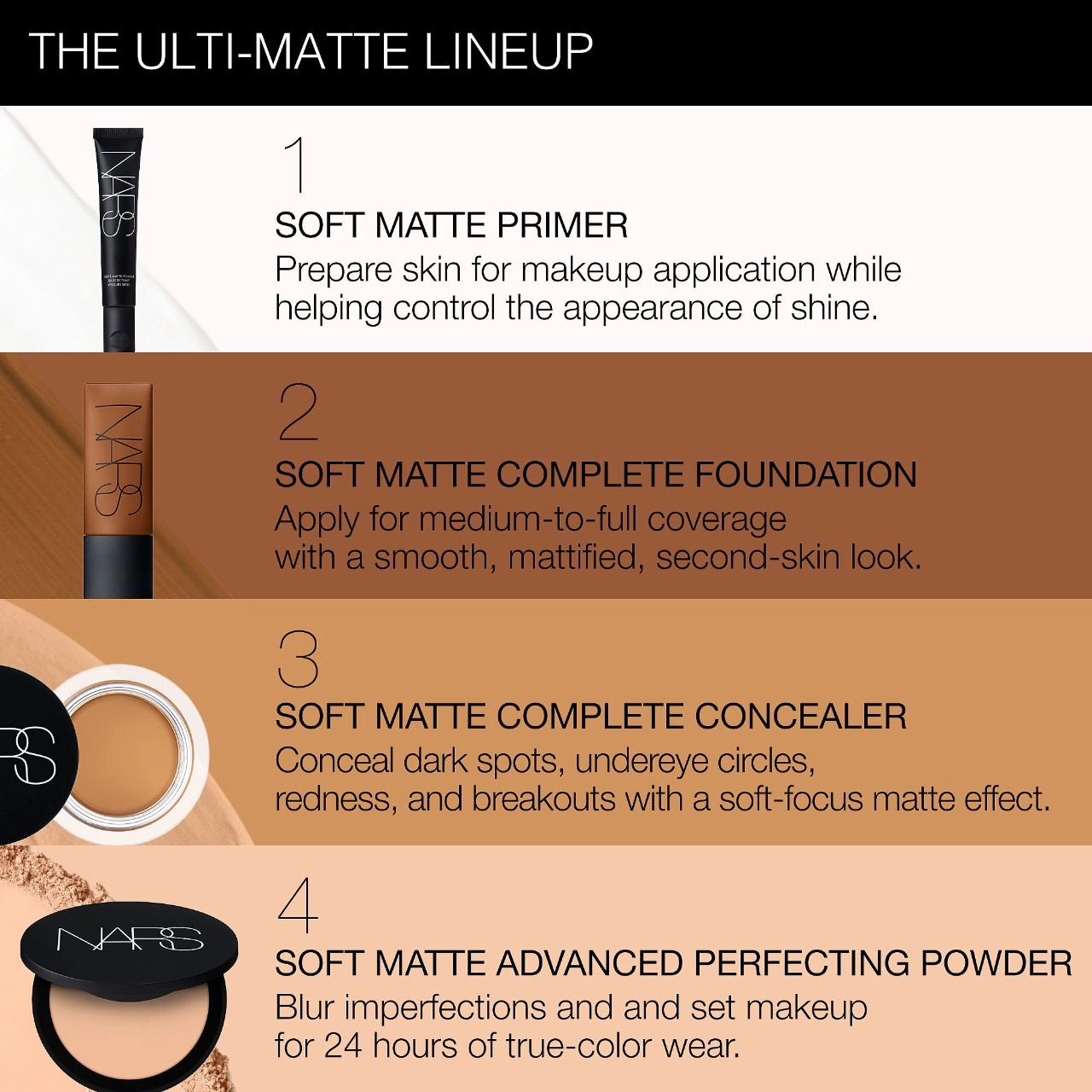 NARS Soft Matte Advanced Perfecting Powder - Bay, Medium Warm Tone - Image 5