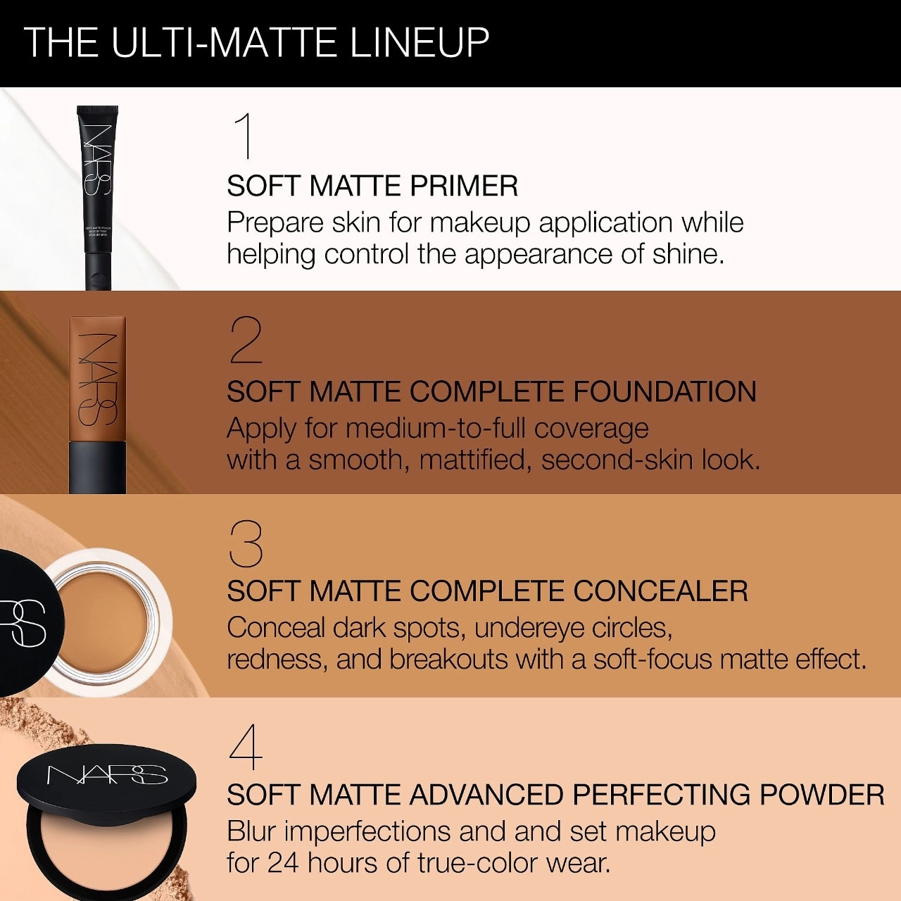 NARS Soft Matte Advanced Perfecting Powder - Sea Front (Medium Deep to Deep with Neutral Undertone) - Image 6