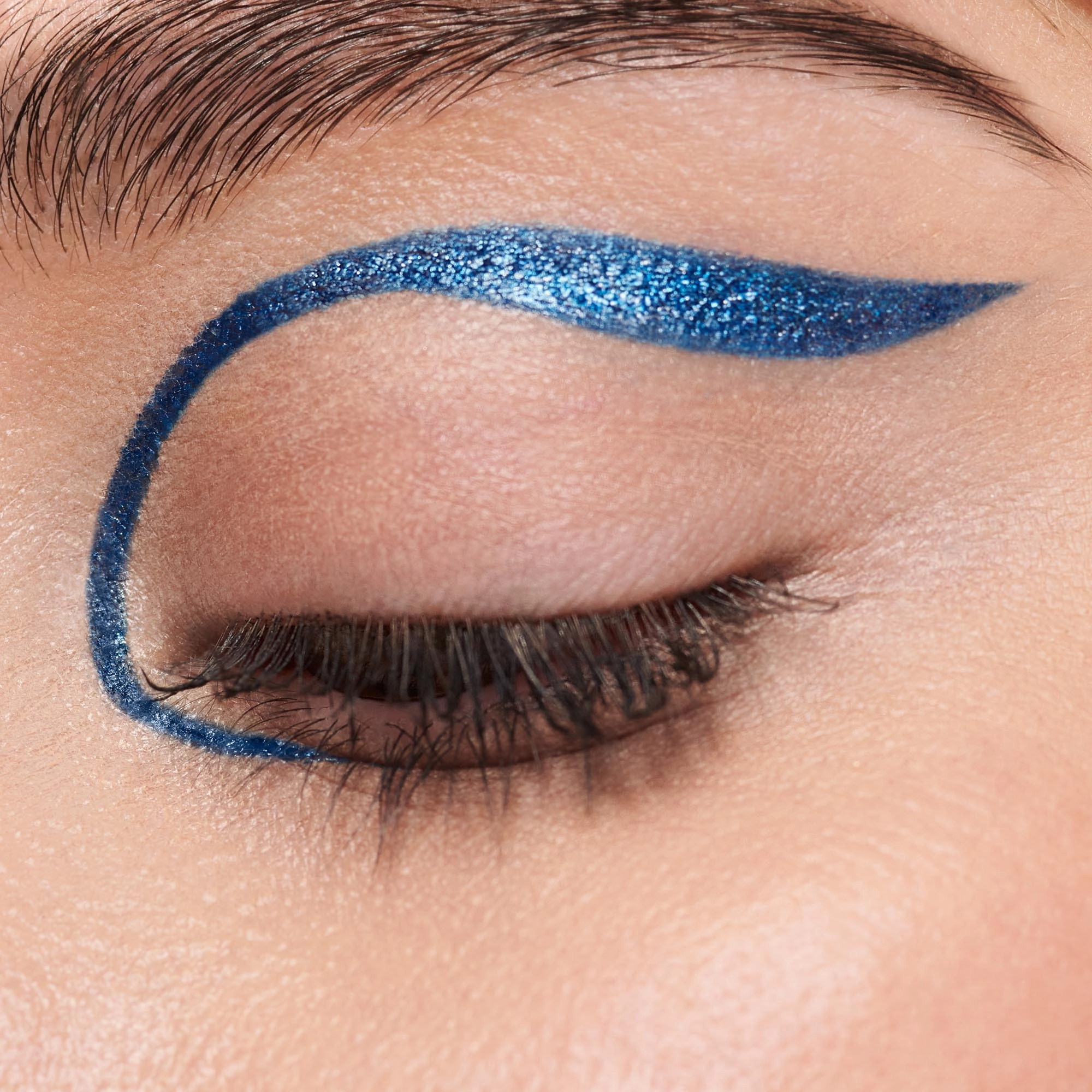 Urban Decay 24/7 Inks Easy Ergonomic Liquid Eyeliner Pen - Hi-Energy Blue Shimmer, Vegan - Image 7