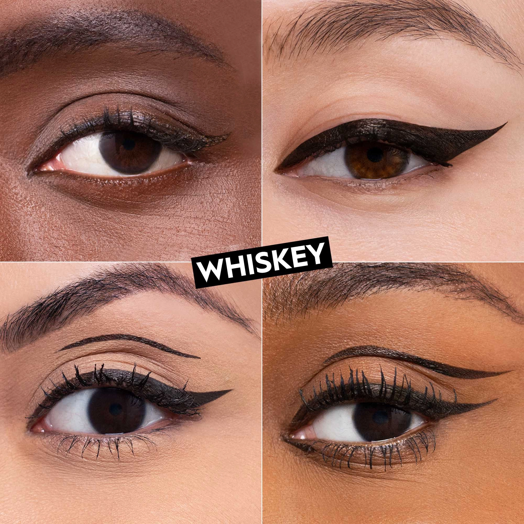 Urban Decay 24/7 Inks Easy Ergonomic Liquid Eyeliner Pen Color: Whiskey - Matte Dark Brown, Brush Tip - Image 2