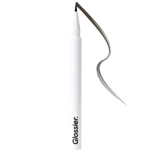 Glossier Brow Flick Microfine Detailing Eyebrow Pen - Black, Vegan, Long-Wearing