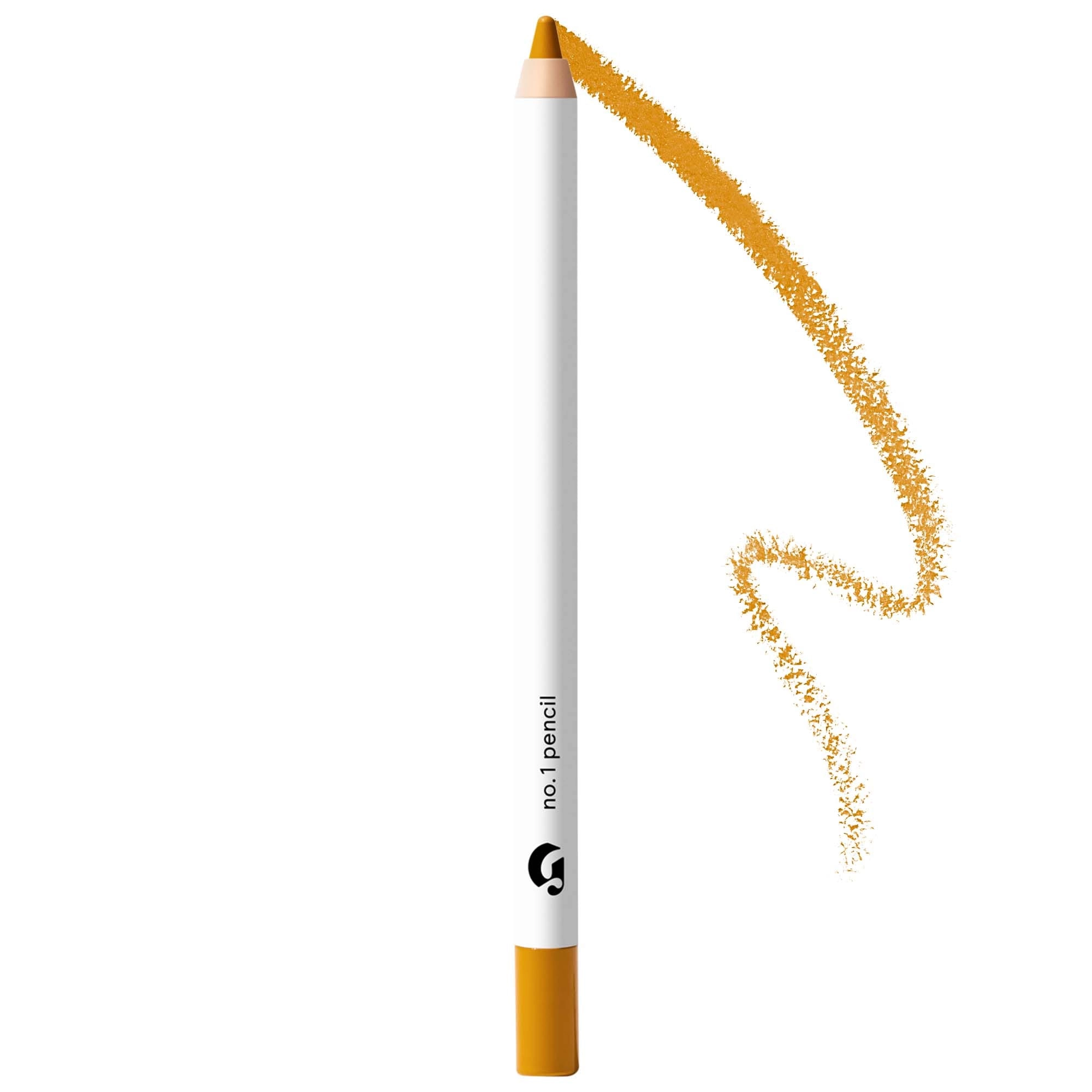 Glossier No. 1 Pencil Creamy Long-Wearing Eyeliner in Ochre - Bright Dandelion Yellow Vegan Matte Finish