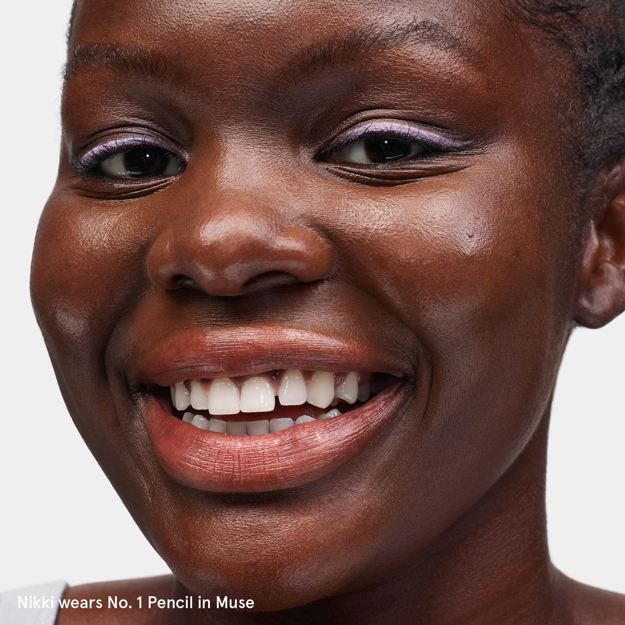 Glossier No. 1 Pencil Creamy Long-Wearing Eyeliner in Muse - Soft Lavender Purple, Vegan, Matte Finish - Image 2