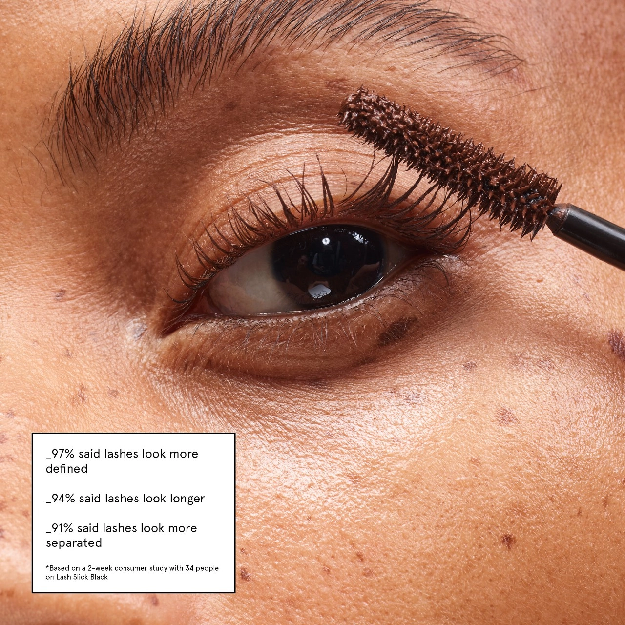 Glossier Lash Slick Brown Mascara - Lift, Lengthen, and Define Lashes - Image 5