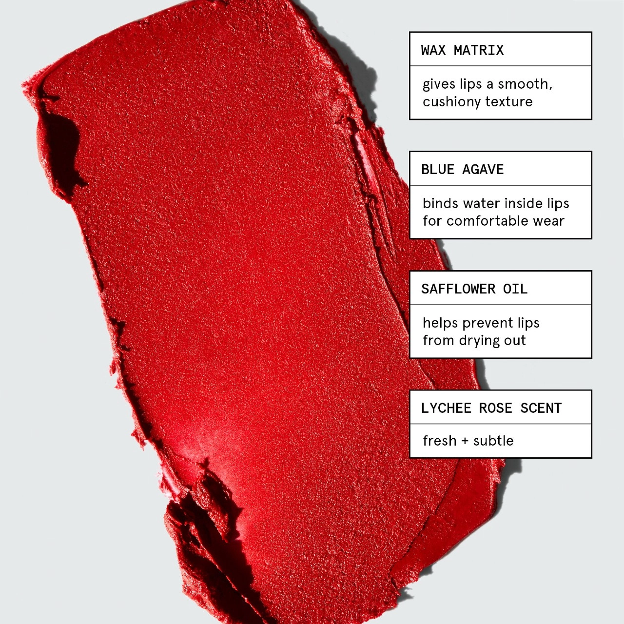 Glossier Generation G Sheer Matte Lipstick Color: Zip - Poppy Red - Image 7