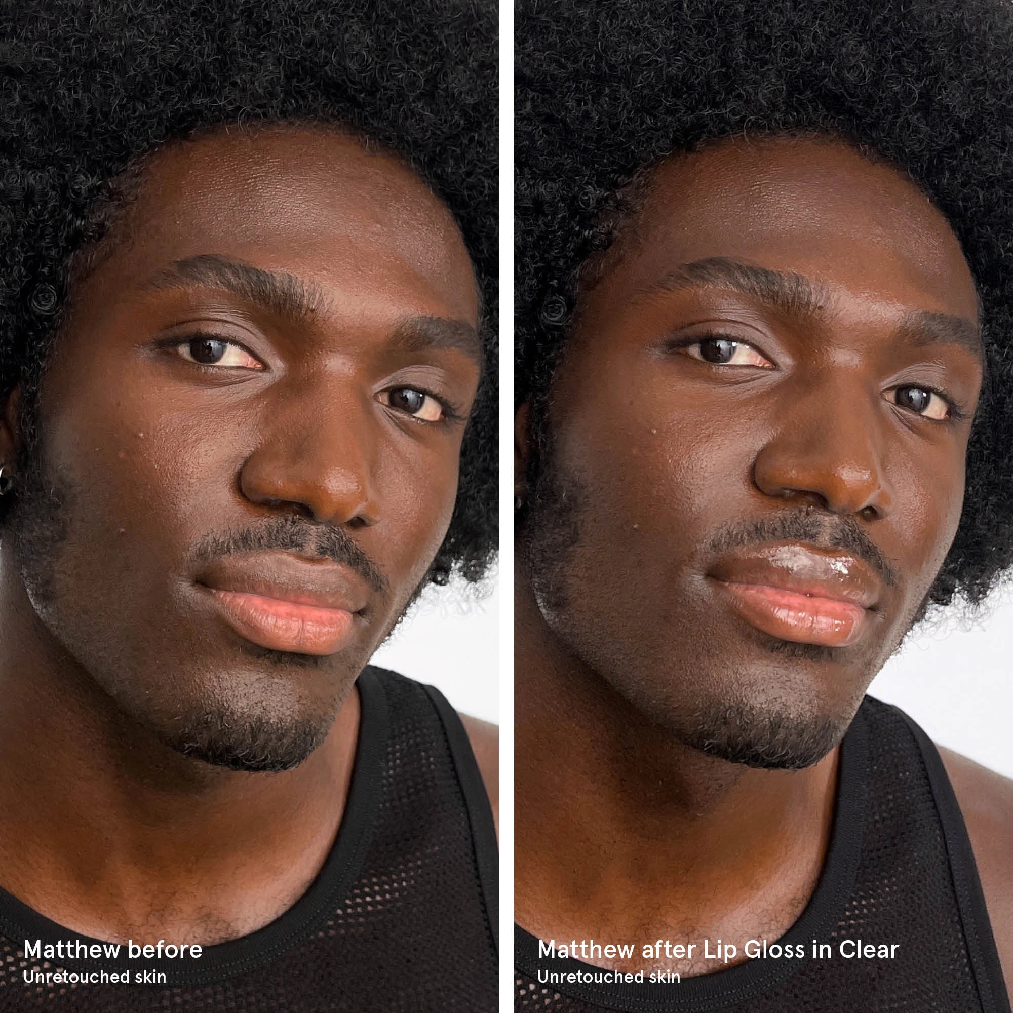 Glossier Glassy High-Shine Lip Gloss Color: Clear - Transparent Vegan - Image 2