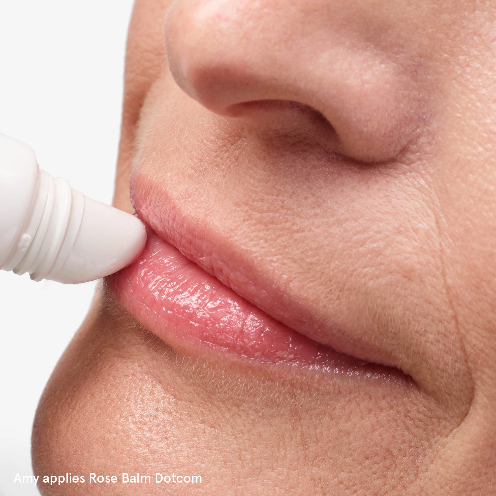 Glossier Balm Dotcom Lip Balm and Skin Salve - Color: Rose Sheer Pink Tint Vegan - Image 4