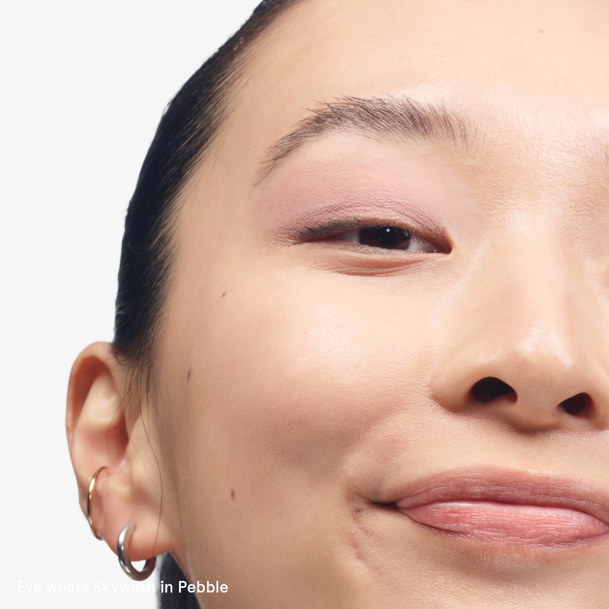 Glossier Skywash Liquid-to-Powder Sheer Matte Eyeshadow Tint - Pebble - Image 3
