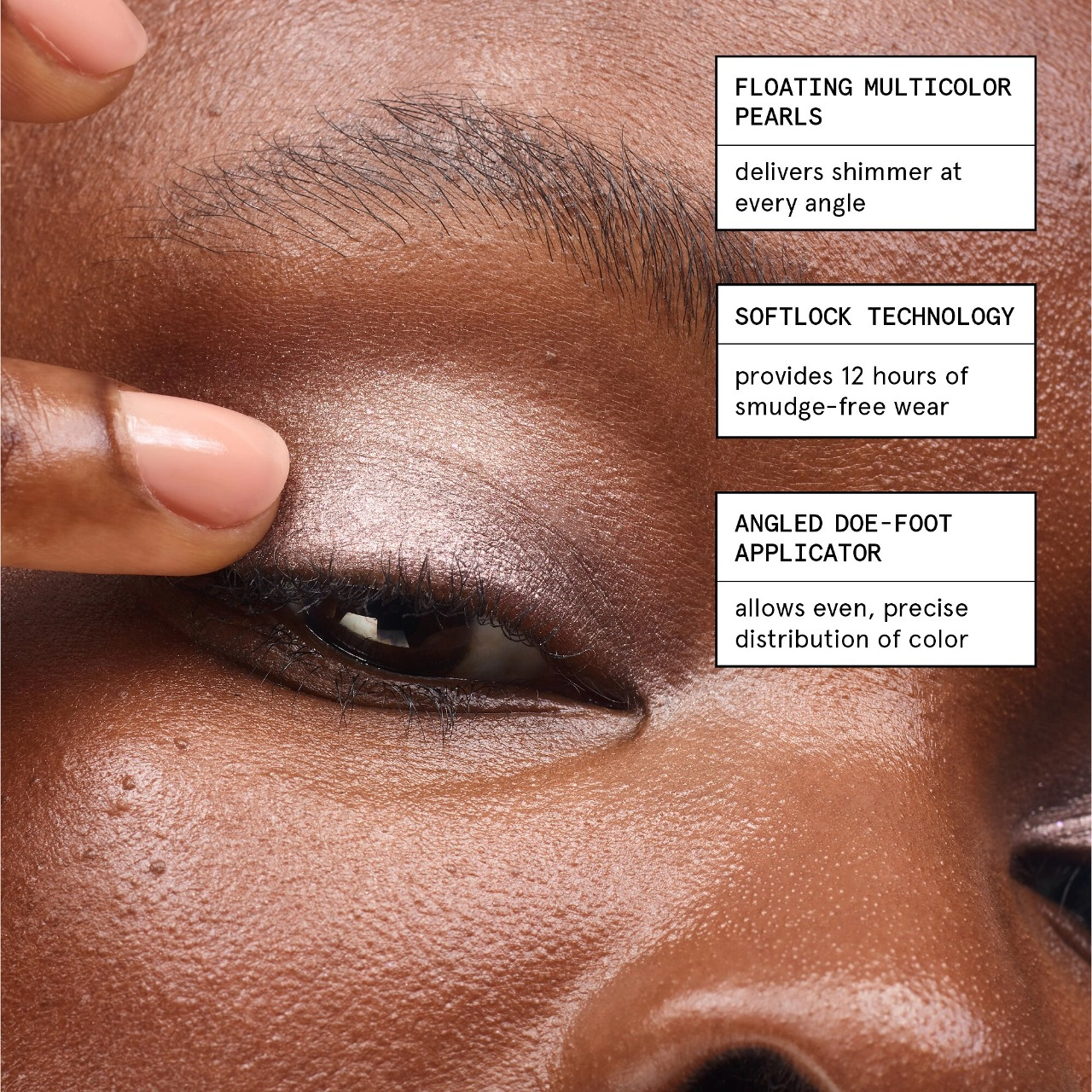 Glossier Lidstar Long-Wearing Shimmer Cream Eyeshadow Color: Slip - Image 6