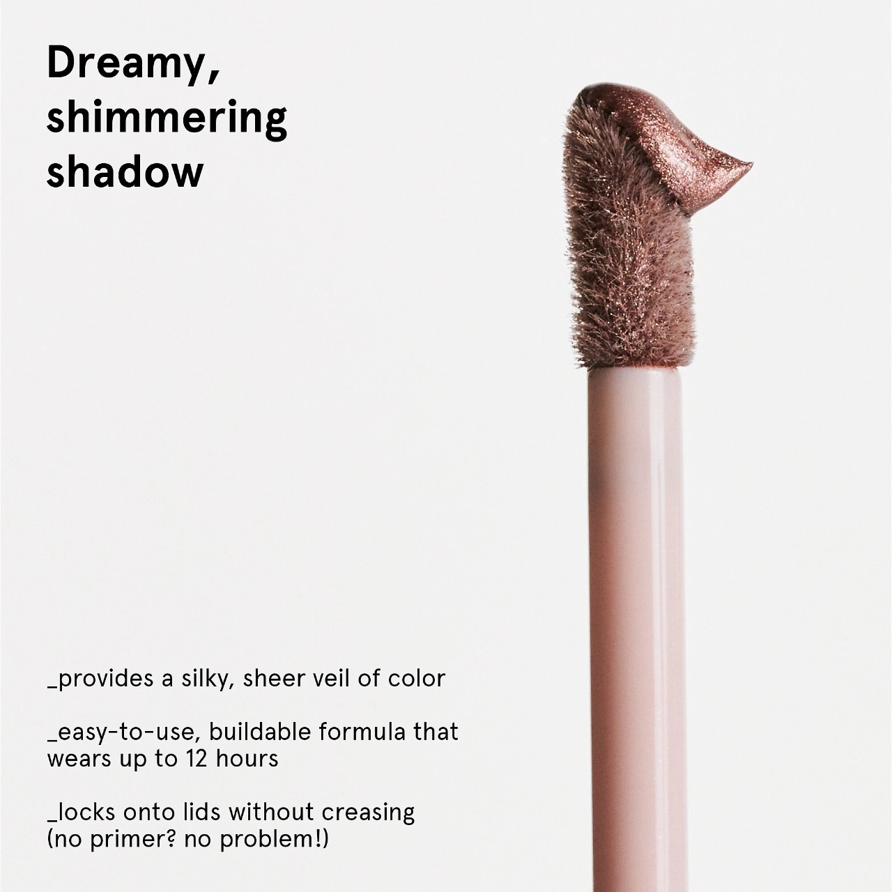 Glossier Lidstar Long-Wearing Shimmer Cream Eyeshadow Color: Slip - Image 7