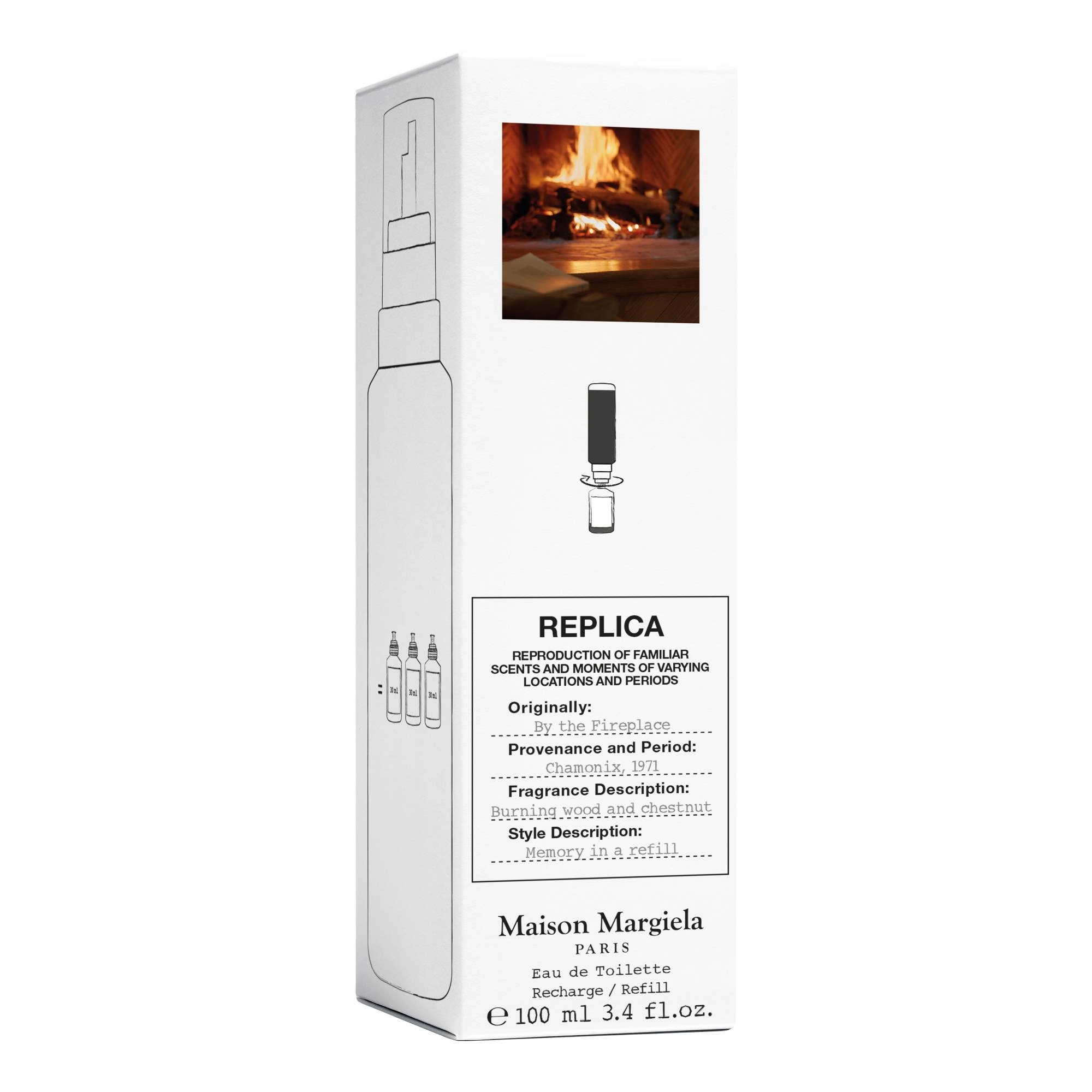 "Maison Margiela ’REPLICA’ By the Fireplace - Warm & Spicy Unisex Cologne 3.4 oz / 100 mL Spray" - Image 8