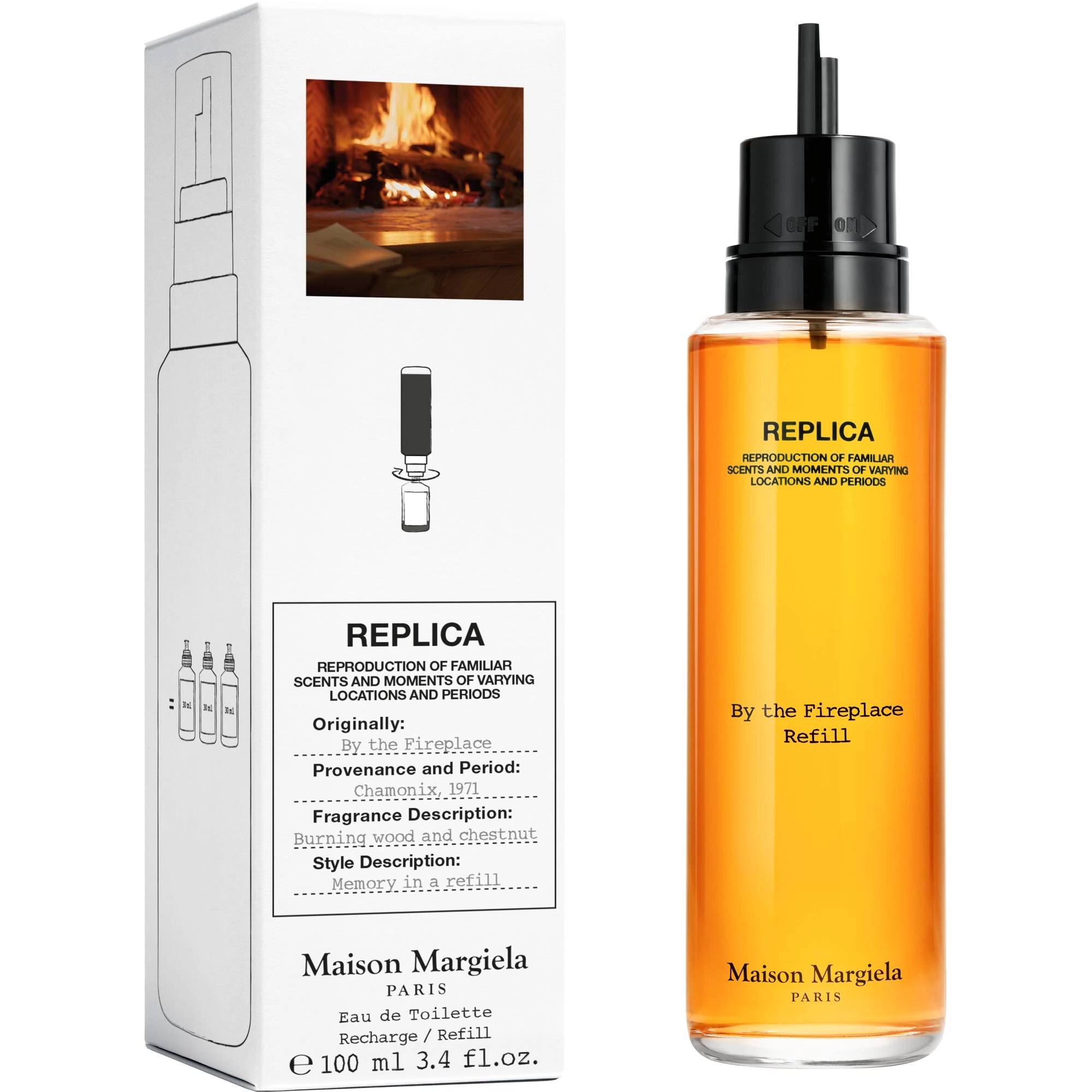 "Maison Margiela ’REPLICA’ By the Fireplace - Warm & Spicy Unisex Cologne 3.4 oz / 100 mL Spray" - Image 7