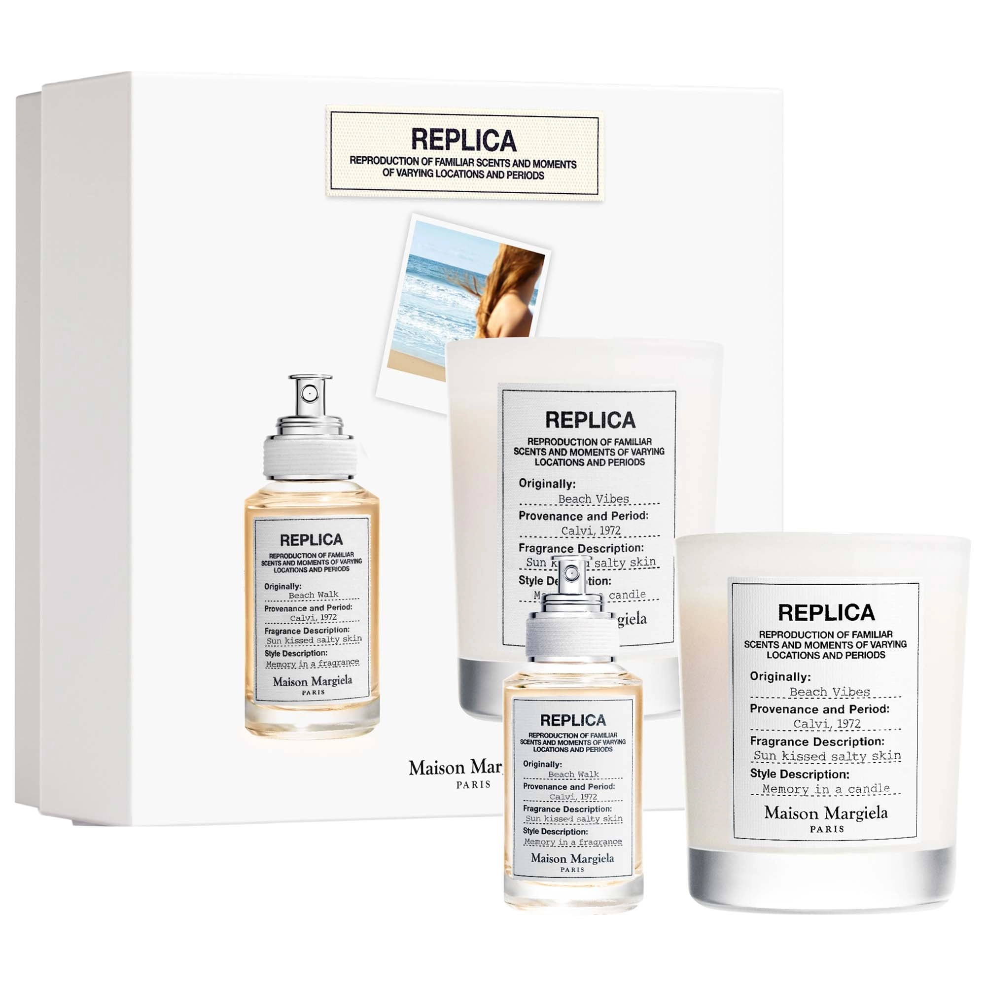 Maison Margiela ’REPLICA’ Beach Walk Perfume & Candle Set