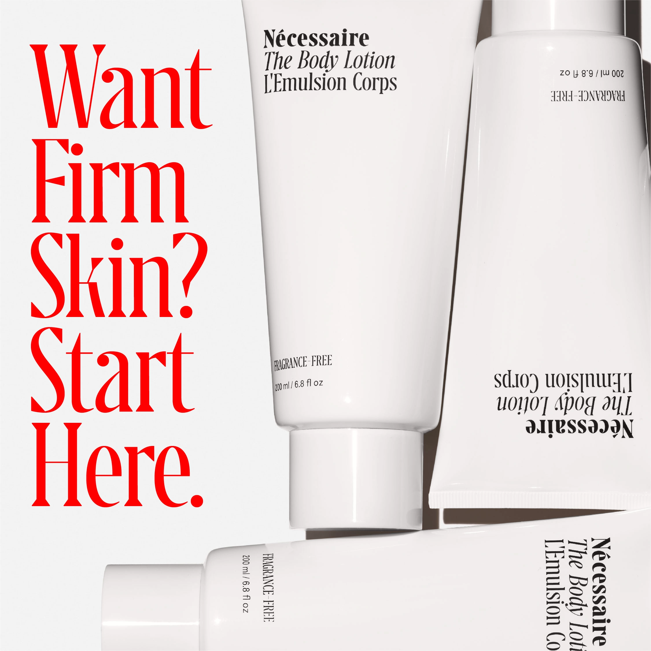 Nécessaire The Body Lotion - Niacinamide, Vitamins + Peptides - Vegan - Fragrance Free - Good for Dryness - Loss of Firmness - Image 2