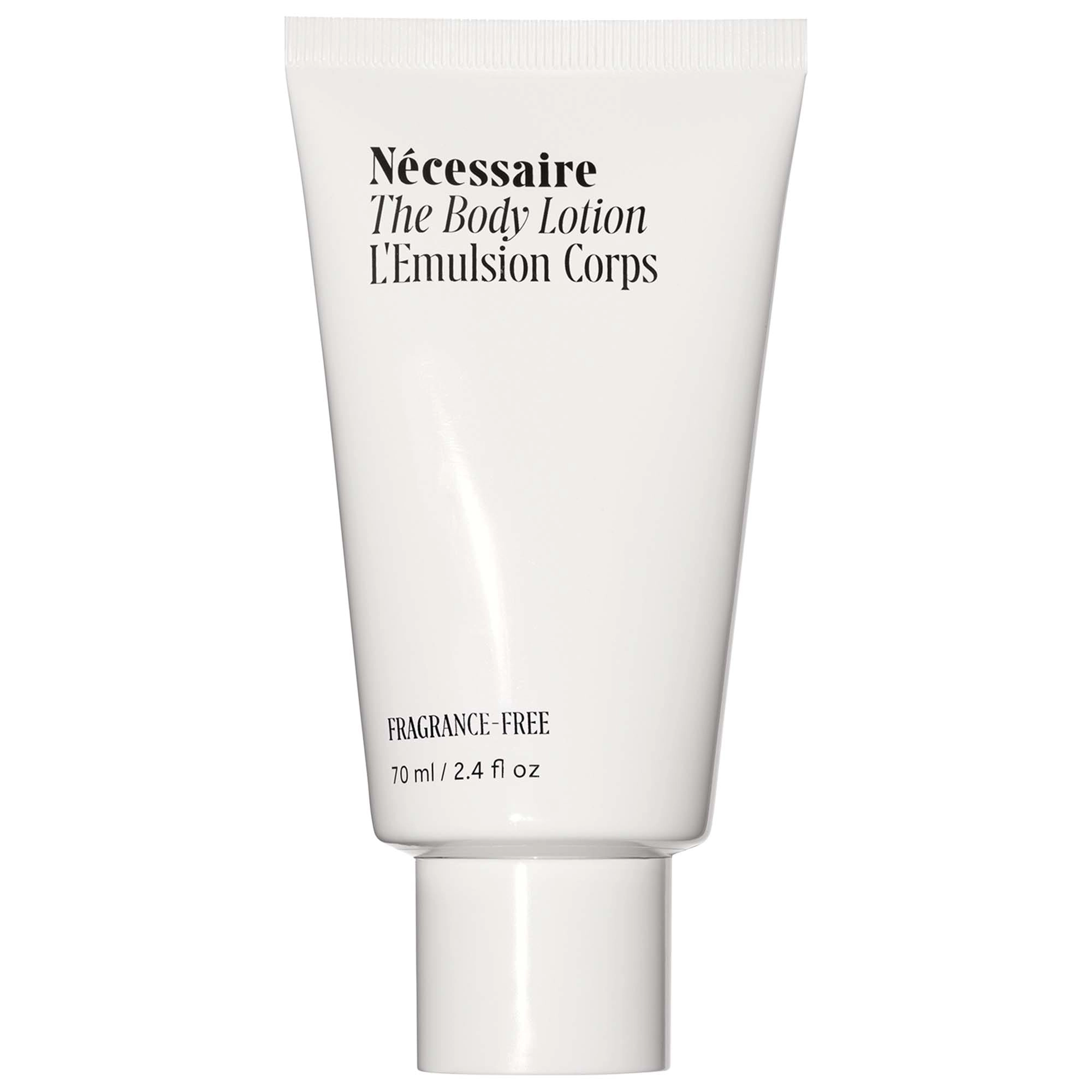 Nécessaire The Body Lotion - Niacinamide, Vitamins + Peptides - Vegan - Fragrance Free - Good for Dryness - Loss of Firmness