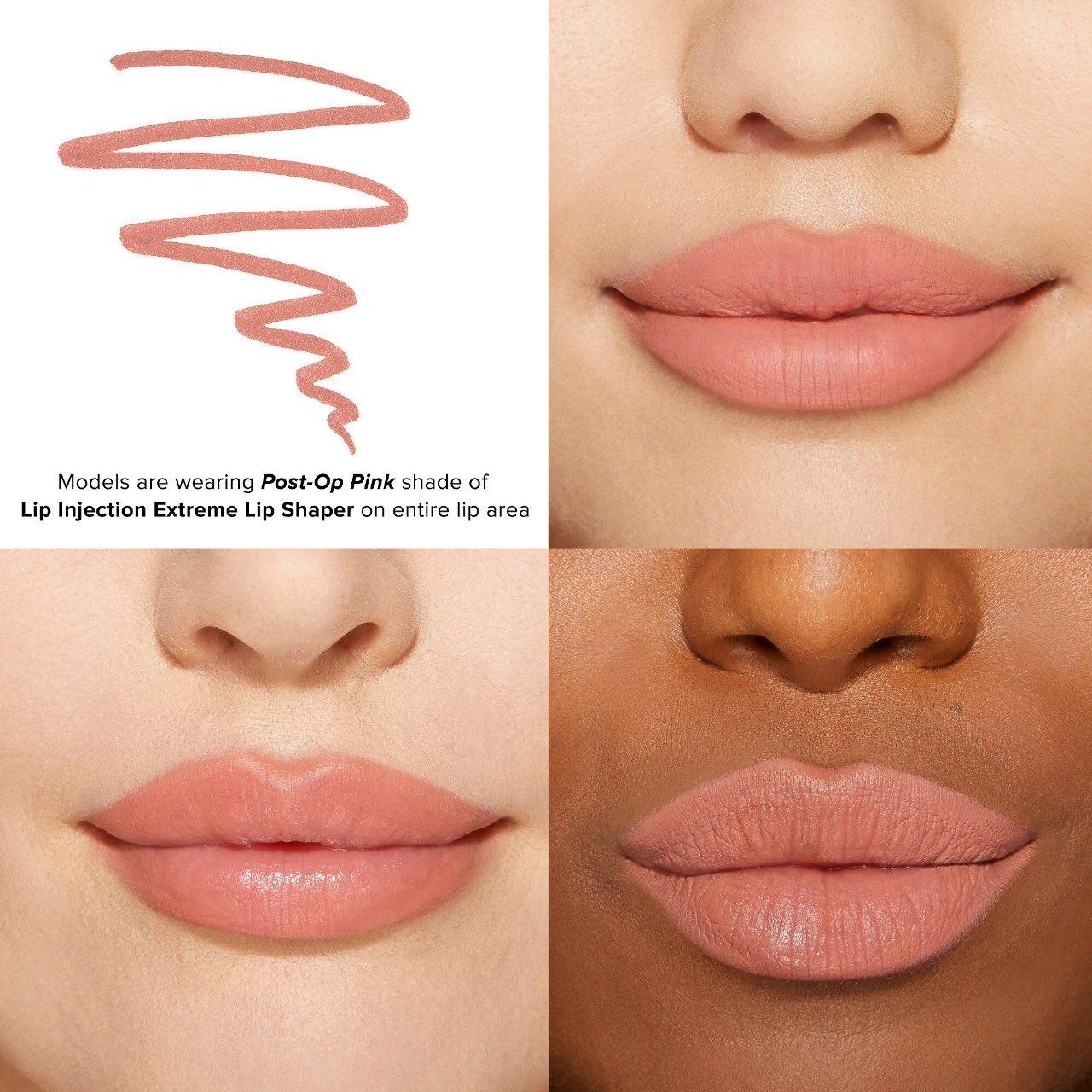 Too Faced Lip Injection Extreme Lip Shaper Plumping Lip Liner - Post-Op Pink - Image 5
