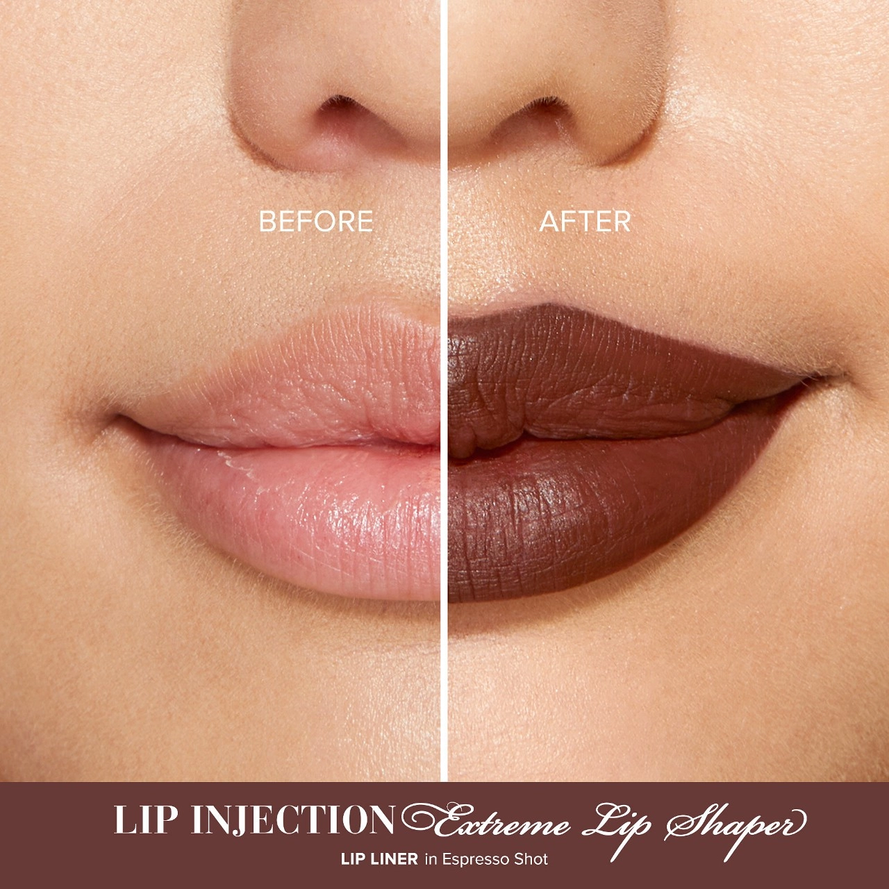 Too Faced Lip Injection Extreme Lip Shaper Plumping Lip Liner - Espresso Shot - Image 3