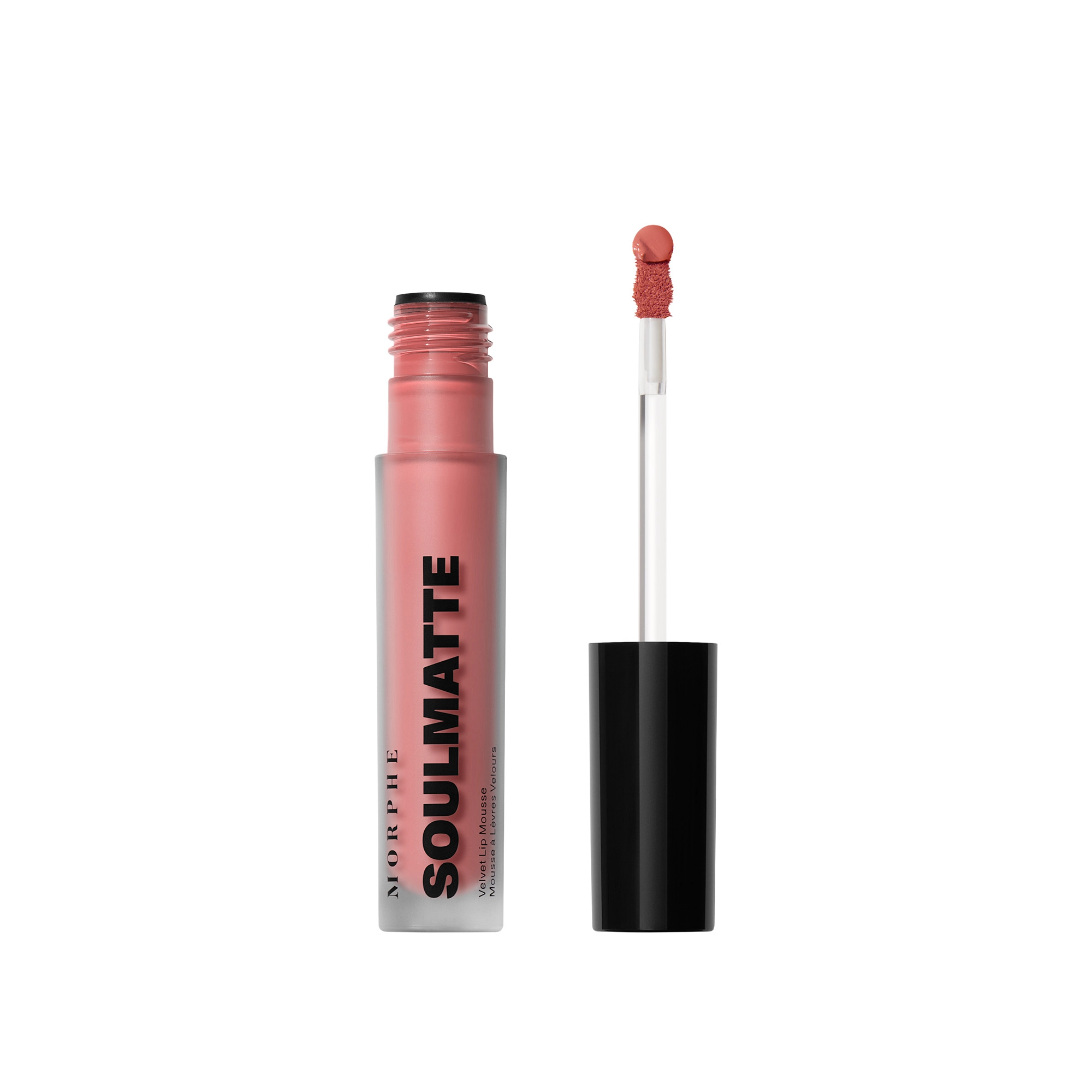 Morphe Soulmatte Velvet Lip Mousse Color: Dearest - Pink Nude - Image 3