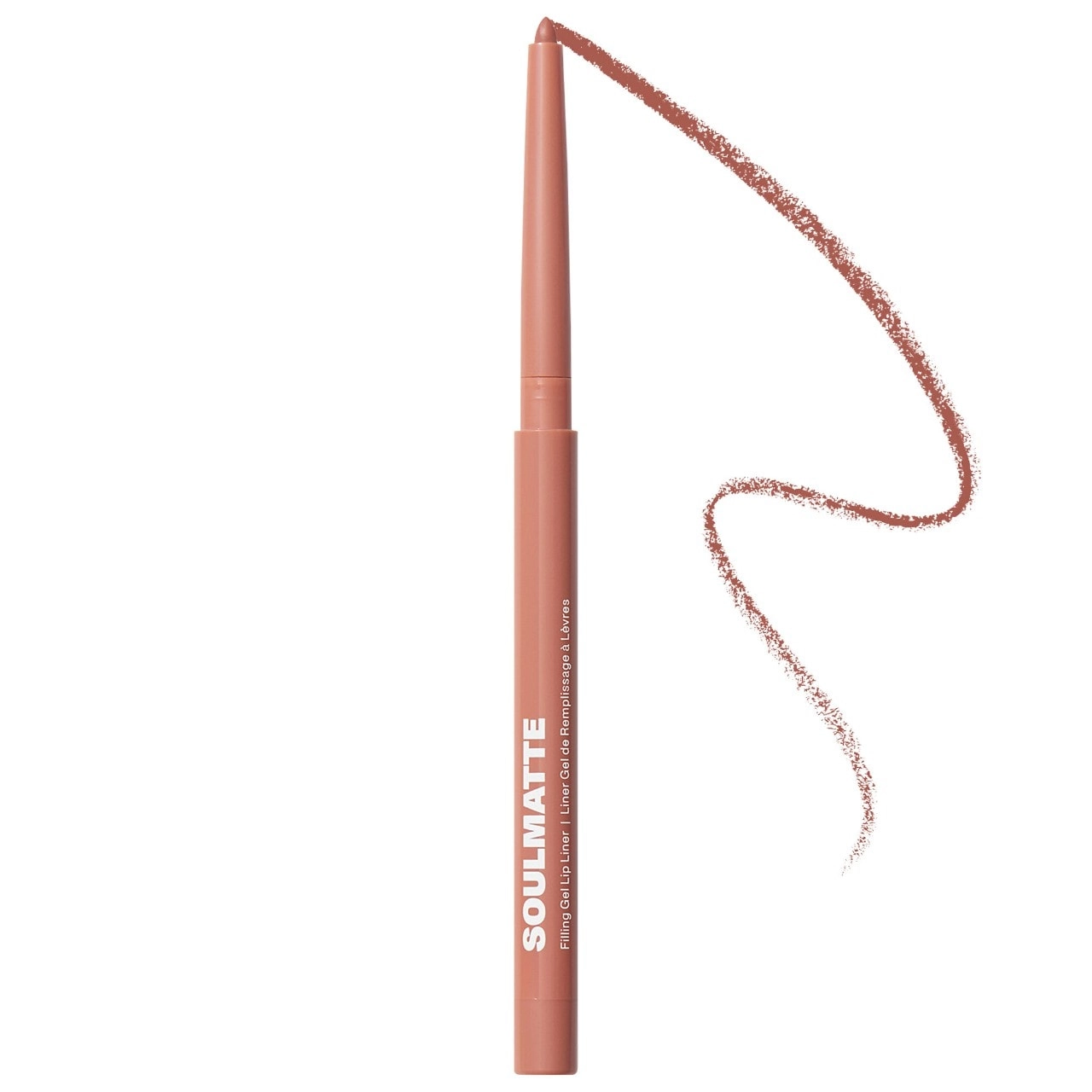 Morphe Soulmatte Filling Gel Lip Liner Color: Quick Crush - Neutral-toned Nude