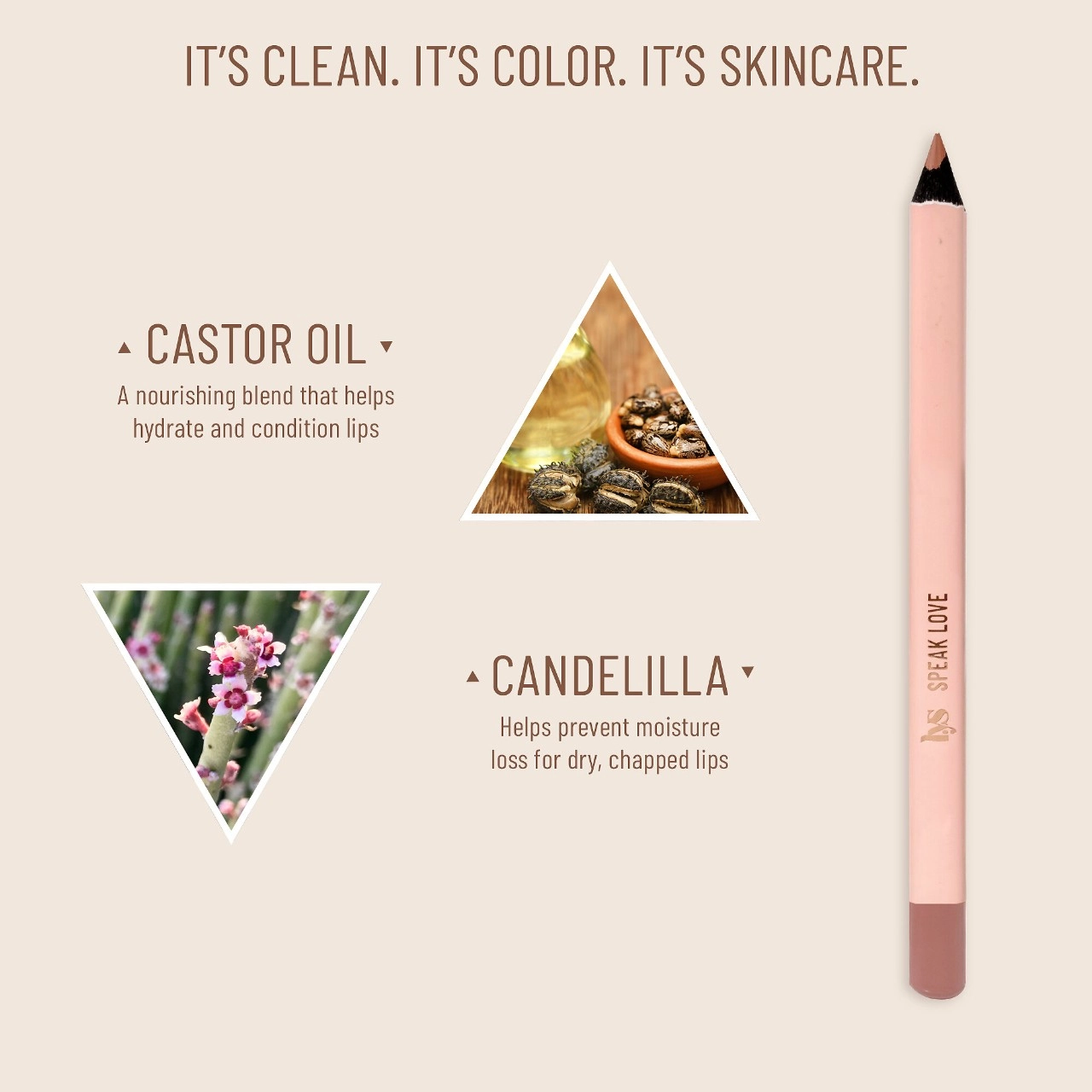 LYS Beauty Speak Love Lip Liner Pencil - Romantic, Classic Red Color - Image 3