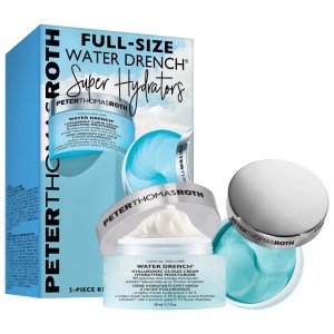 Peter Thomas Roth Full-Size Water Drench® Hydra-Pair 2-Piece Kit - Hyaluronic Acid, Dark Circles, Anti-Aging, Fragrance Free, Dryness, Without Parabens