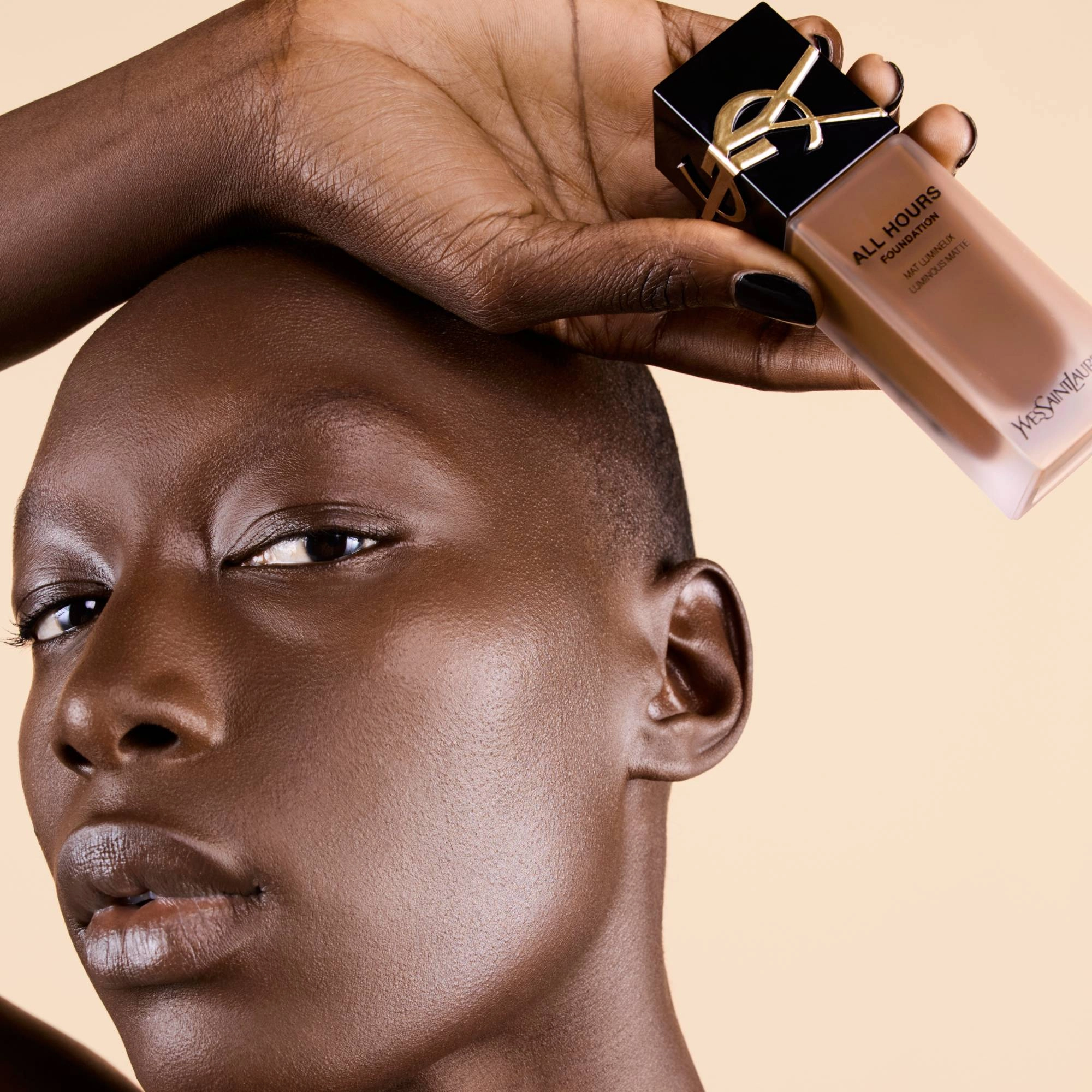 Yves Saint Laurent All Hours Foundation Color: DW7 - Deep Warm 7 - Image 3