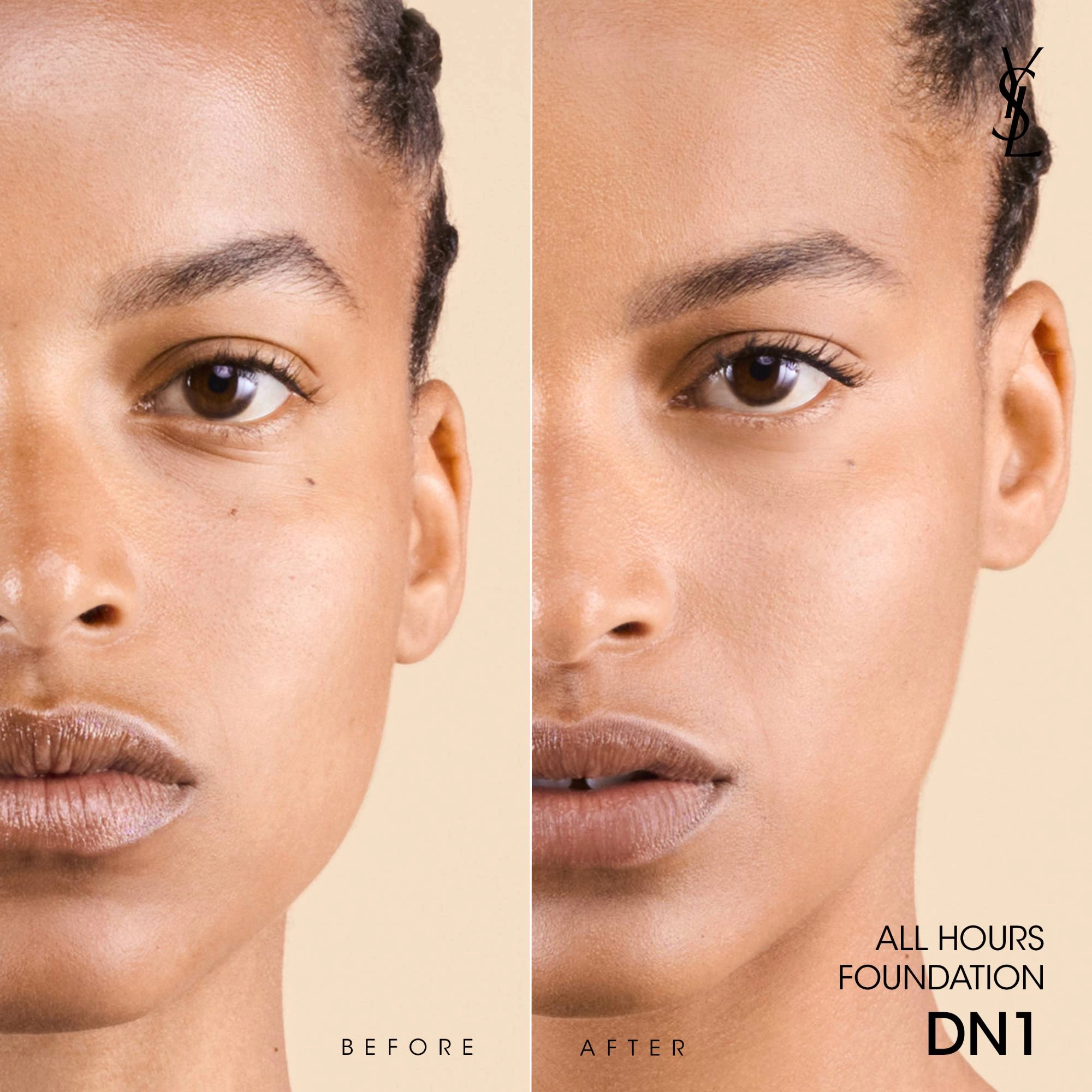 Yves Saint Laurent All Hours Foundation Color: DN1 - Deep Neutral 1 - Image 4