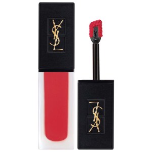Yves Saint Laurent Tatouage Couture Velvet Cream Matte Liquid Lipstick Color: 220 Pink Game