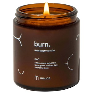 Maude Burn - Jojoba Oil Massage Candle Lemongrass & Clove Vegan