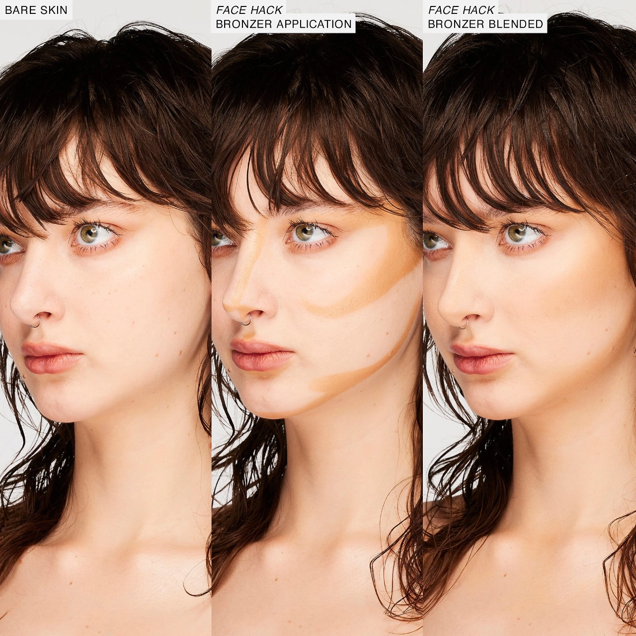 Freck Beauty FACE HACK Precision Sculpting Cream Contour Bronzer Stick - Fair, Vegan - Image 3