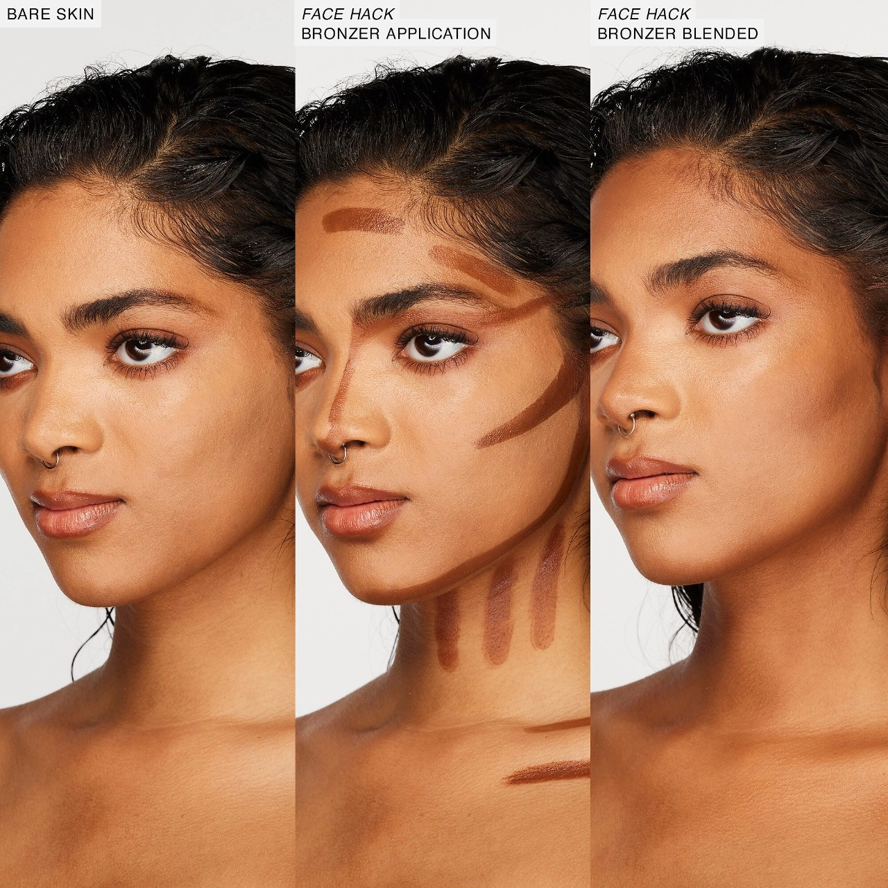 Freck Beauty FACE HACK Precision Sculpting Cream Contour Bronzer Stick - Tan Dark - Image 3