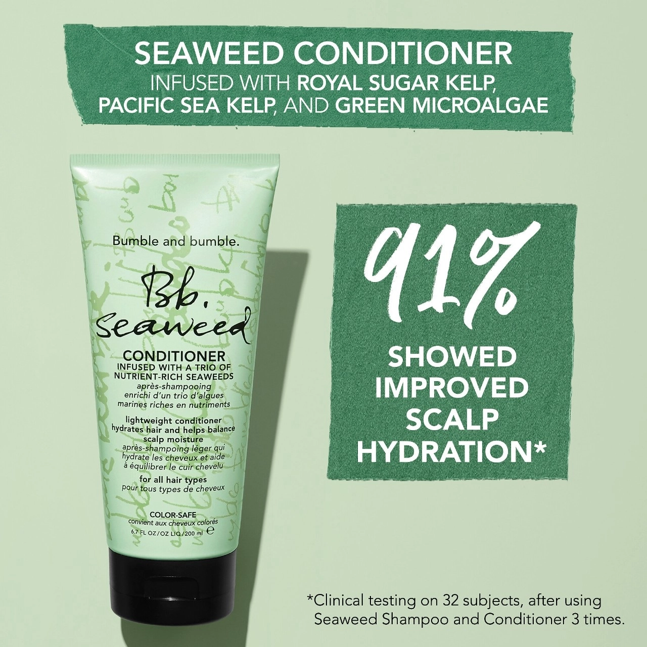 Bumble and bumble Seaweed Conditioner 33.3 oz / 1000 ml Vegan for All Hair Types - Image 7