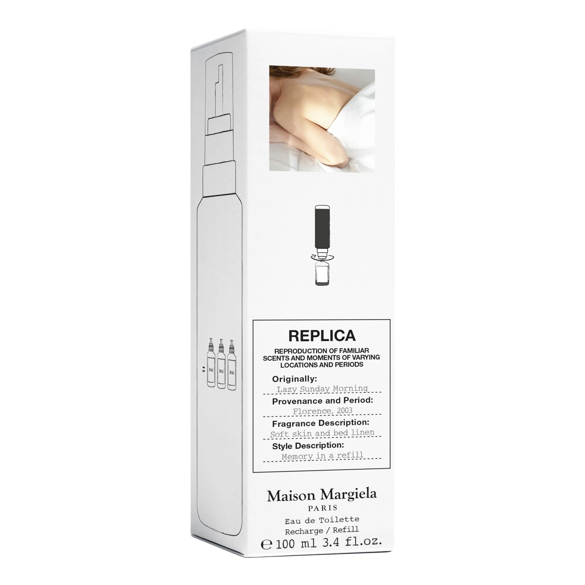 Maison Margiela ’REPLICA’ Lazy Sunday Morning Fragrance 3.4 oz / 100 mL Warm & Sheer Lily of the Valley, Iris, White Musk - Image 7