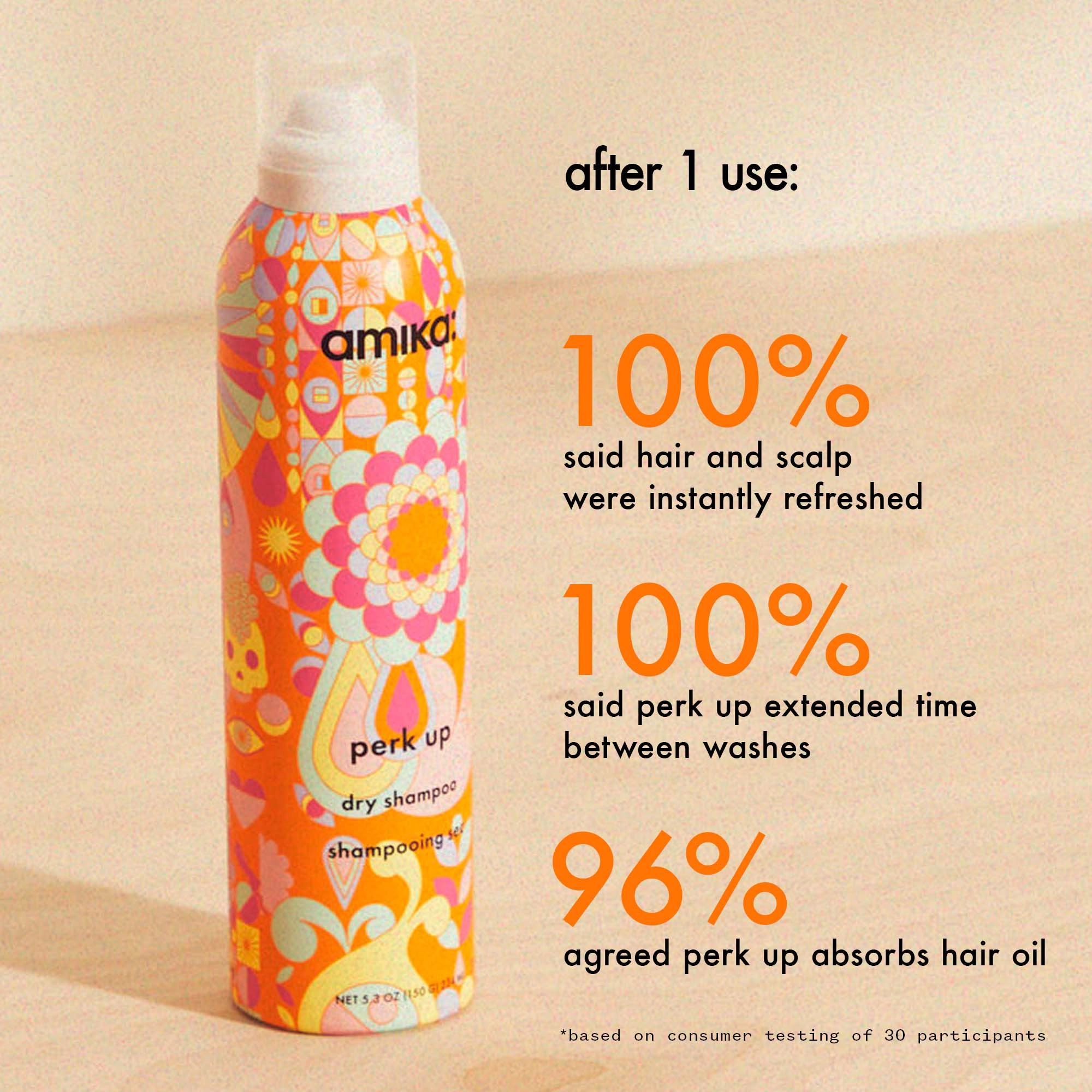 Amika Perk Up Dry Shampoo - Vegan Clean + Planet Positive - All Hair Types - Image 5