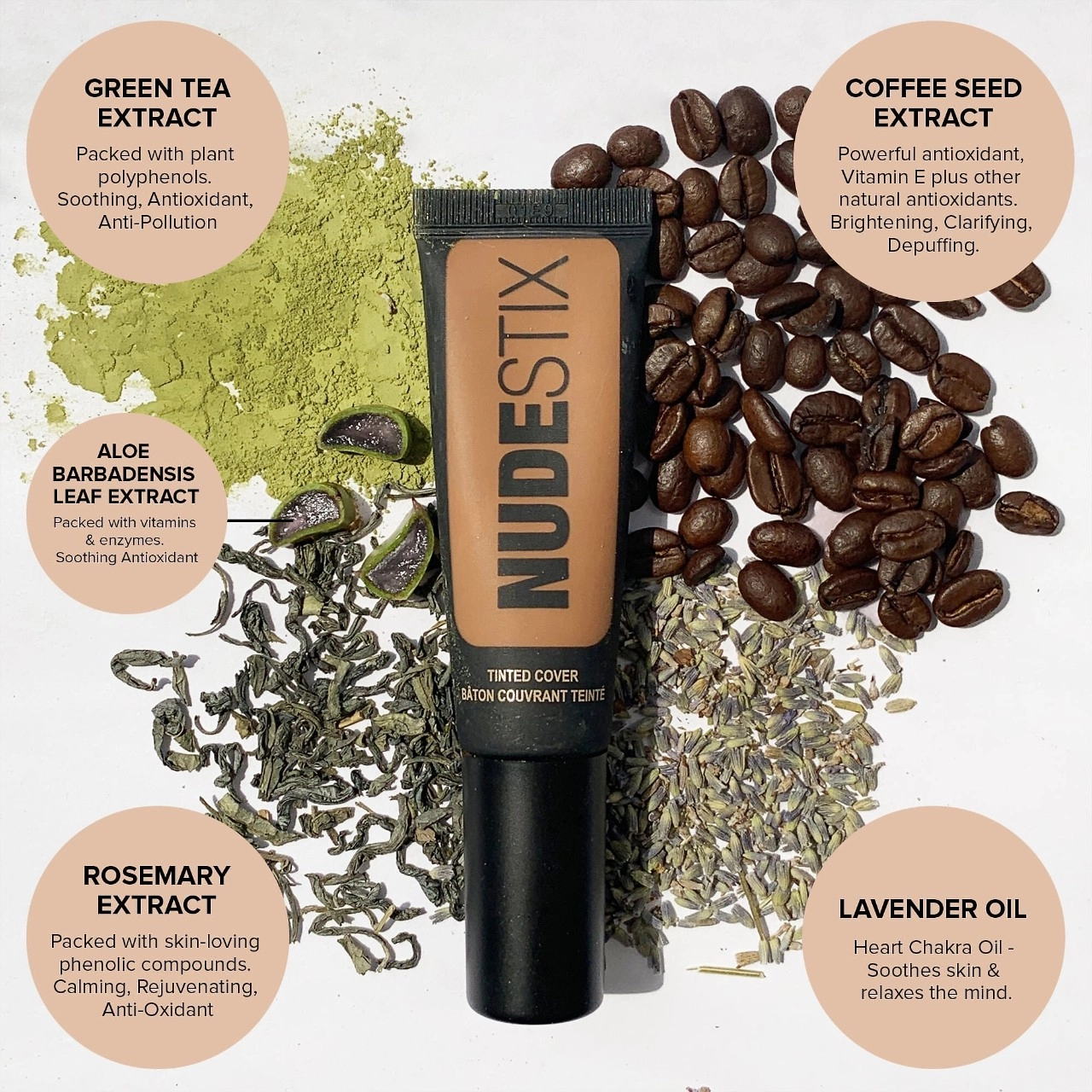 NUDESTIX Tinted Cover Skin Tint Foundation Color: NUDE 6 - Image 7