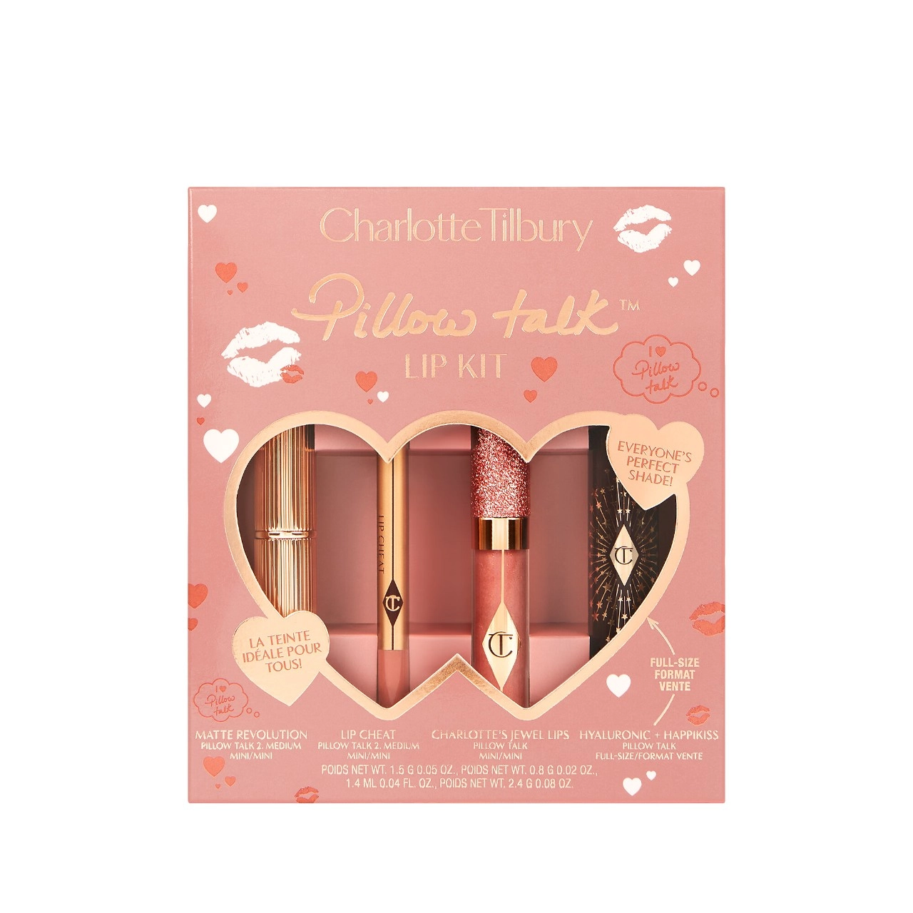 Charlotte Tilbury Pillow Talk Lip Wardrobe Set - Image 2