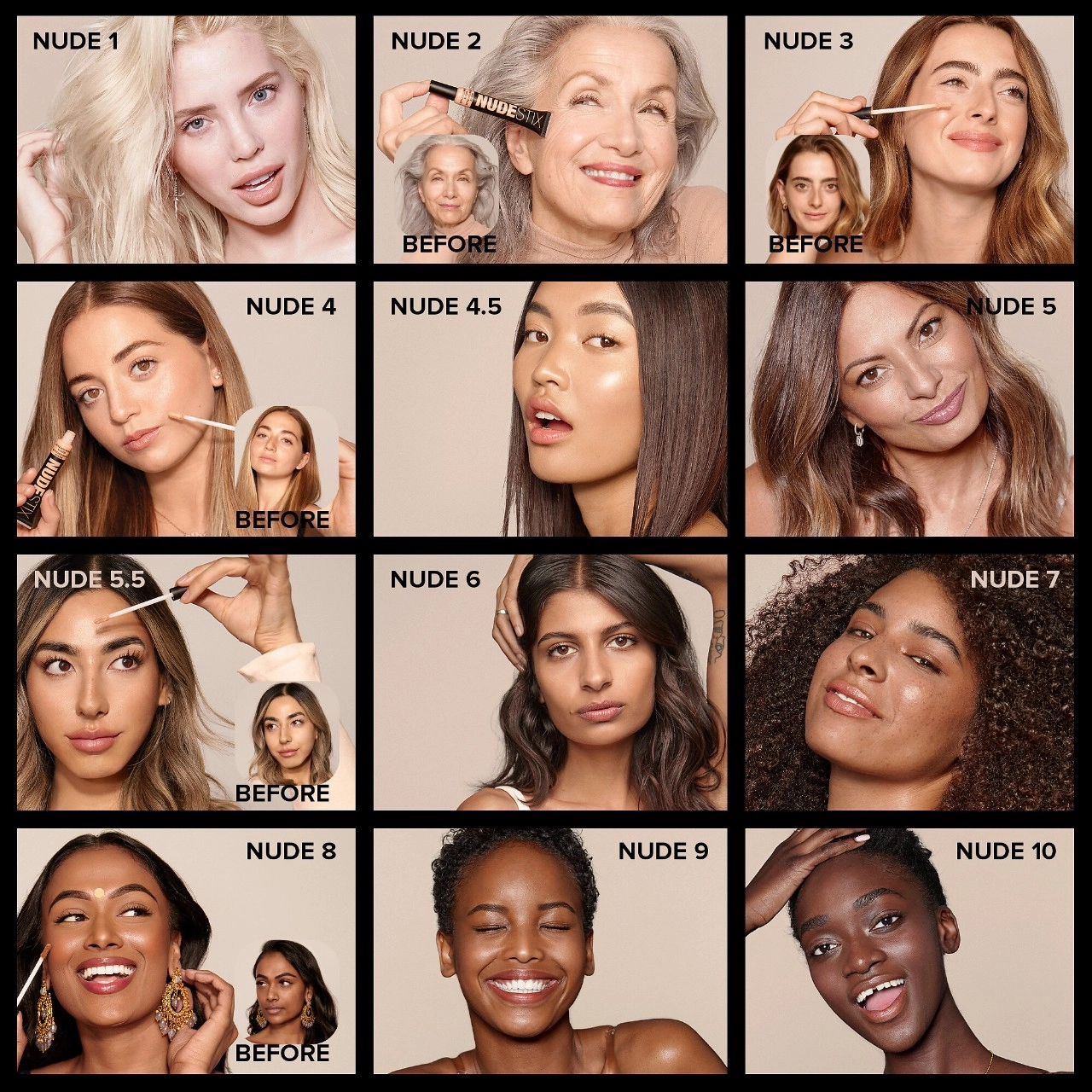 NUDESTIX Nudefix Cream Concealer Color: NUDE 9 - Image 11