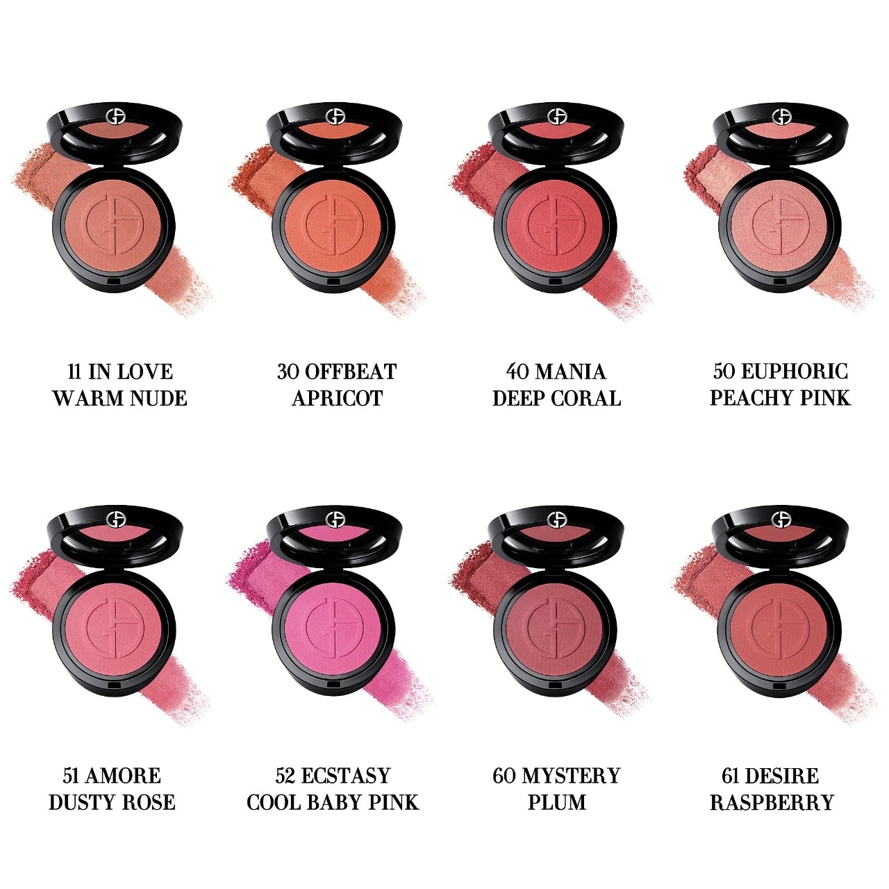 Armani Beauty Luminous Silk Glow Blush Color: 50 Euphoric - Peachy Pink - Image 5