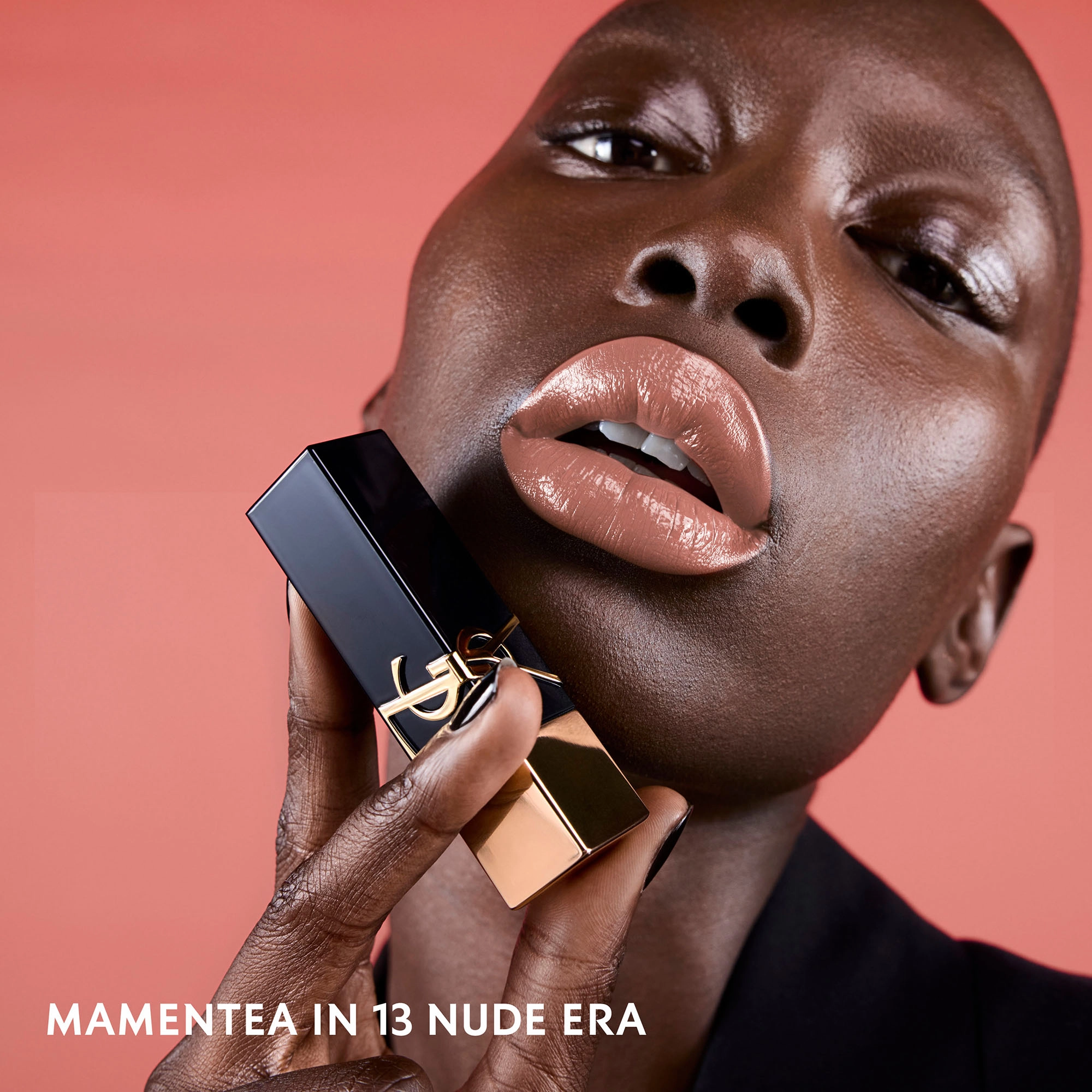 Yves Saint Laurent The Bold High Pigment Lipstick Color: 13 Nude Era - Beige Nude - Image 5