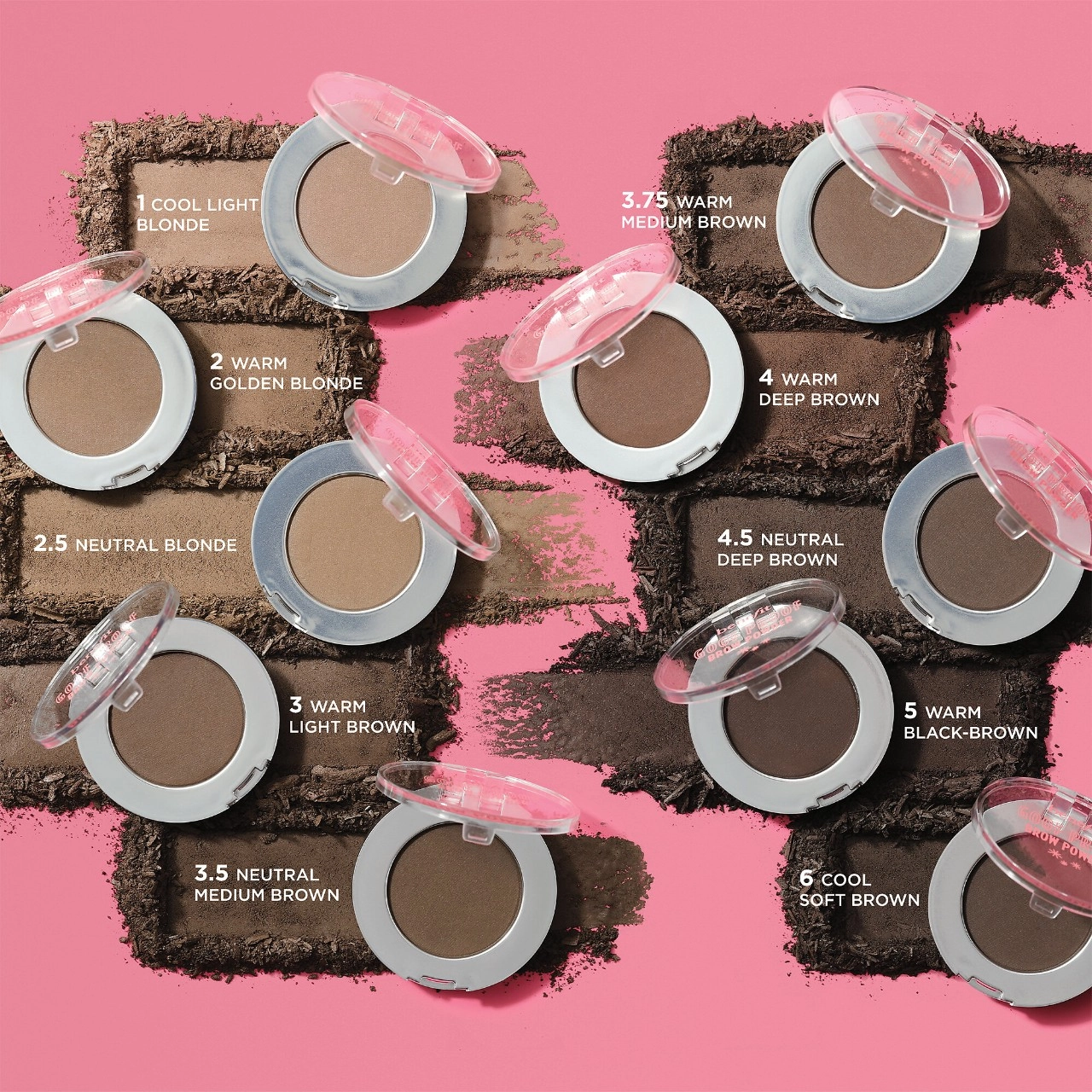 Benefit Cosmetics Goof Proof Brow-Filling Powder Color: Shade 4 - Warm Deep Brown - Image 8