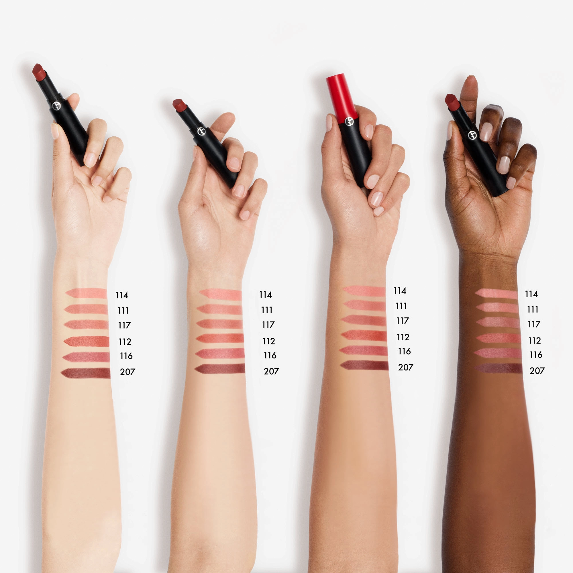 Armani Beauty Lip Power Matte Long Lasting Lipstick 111 True - Nude Pink - Image 3