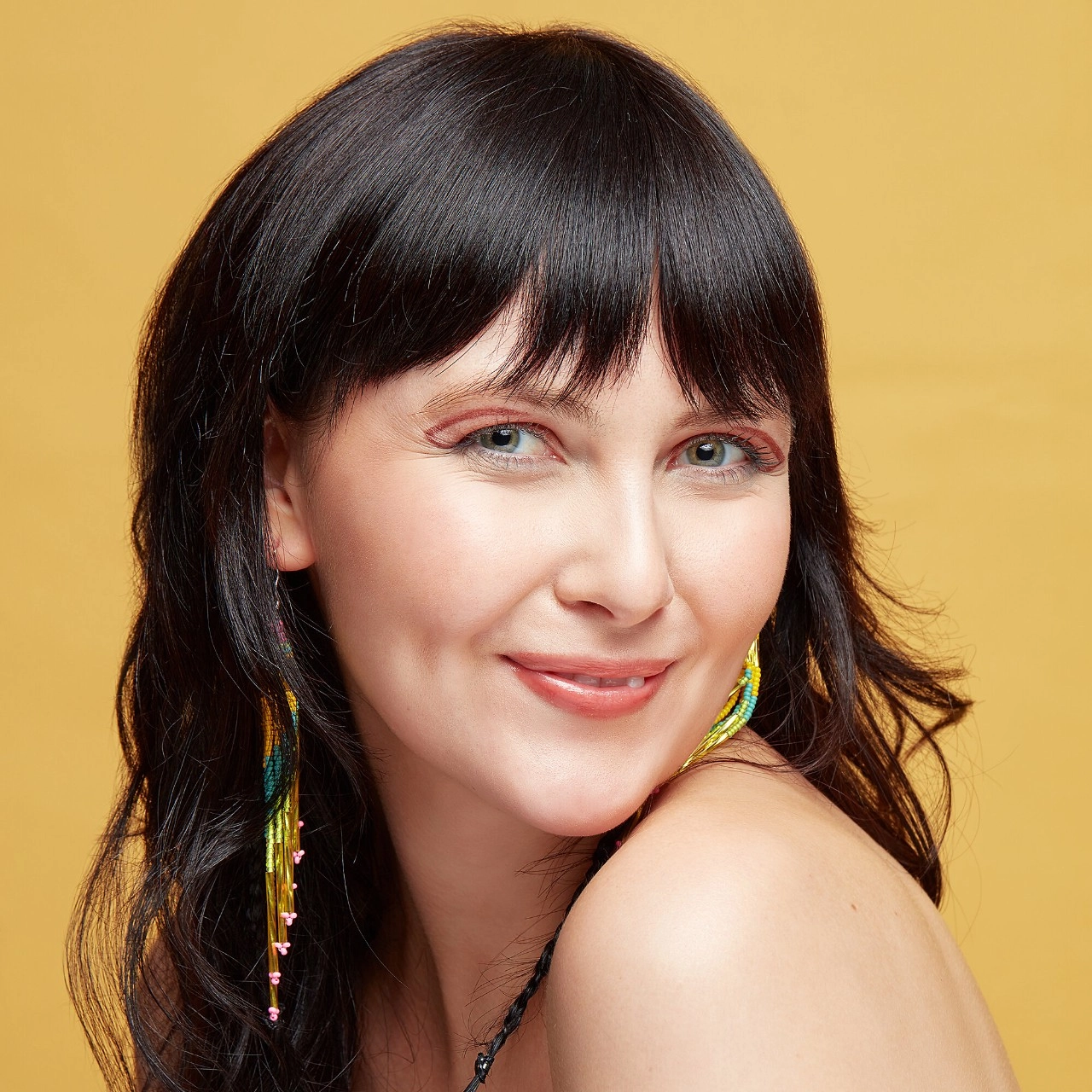 Cheekbone Beauty Harmony Lipgloss Color: Sweetgrass - Peachy Neutral Brown Vegan - Image 2