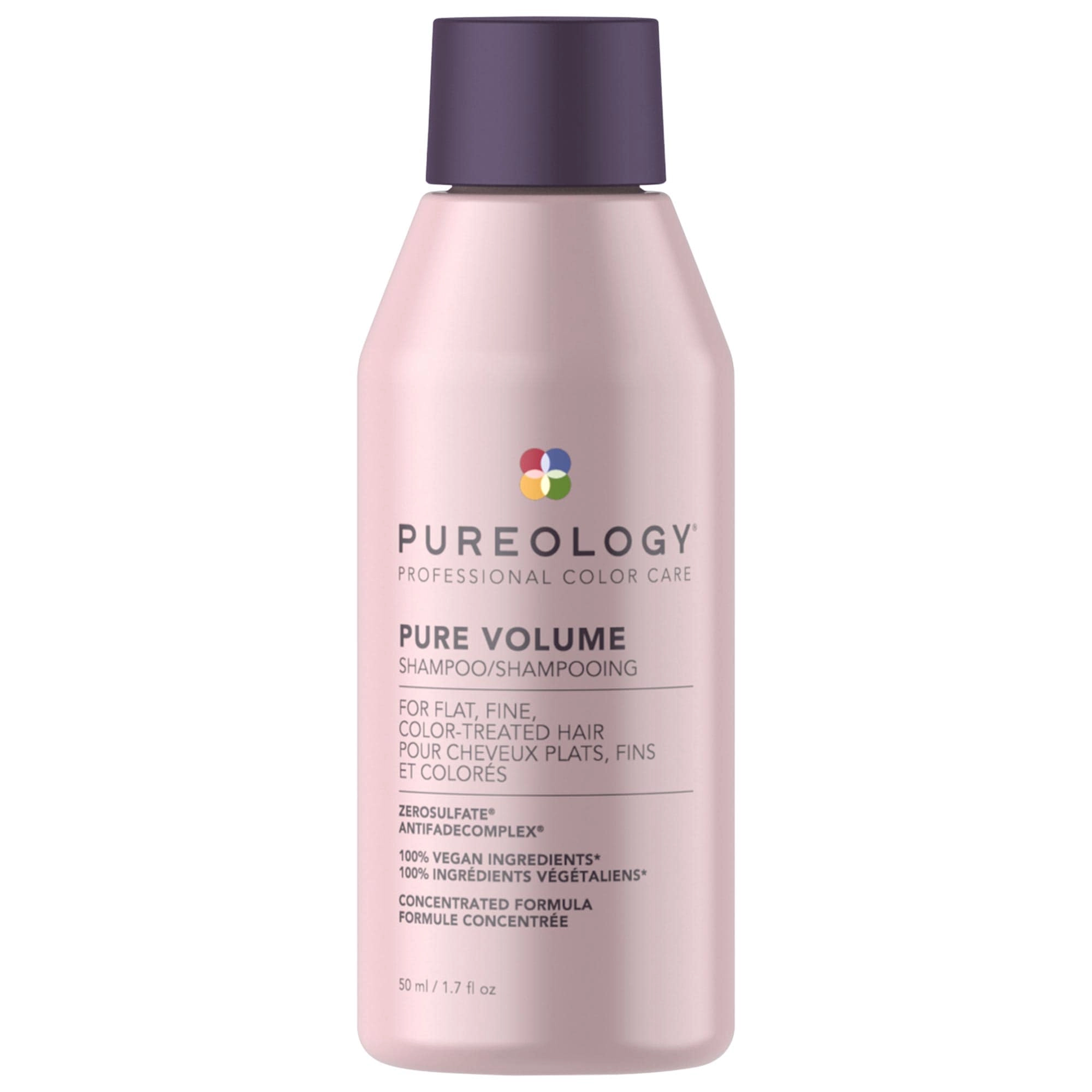 Pureology Mini Pure Volume Shampoo 1.69 oz / 50 mL Vegan Color Care Volume Without Parabens