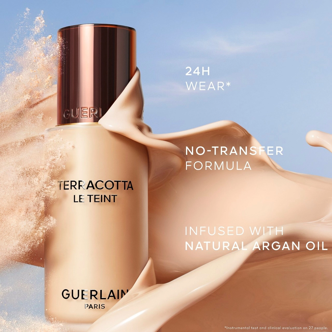 GUERLAIN Terracotta Le Teint Healthy Glow Foundation 3W - Medium Skin with Golden Undertones - Image 6
