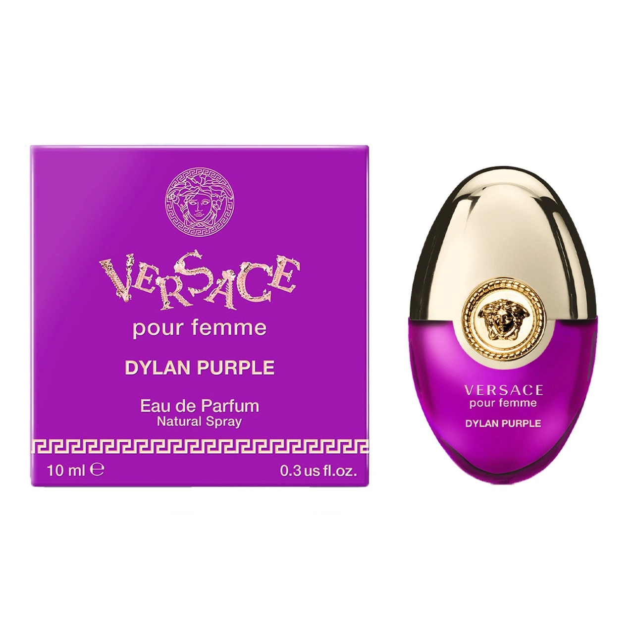 Versace Dylan Purple Eau de Parfum 0.34 oz/10 ml Spray - Floral Scent - Image 2