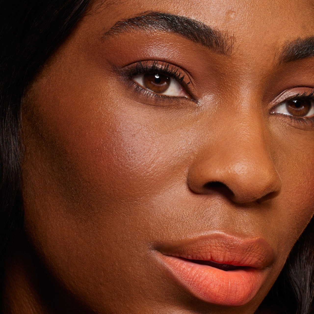 HUDA BEAUTY Lip Blush Cream Lip & Cheek Stain - Peachy Kiss, Hyaluronic Acid, Matte Finish - Image 5