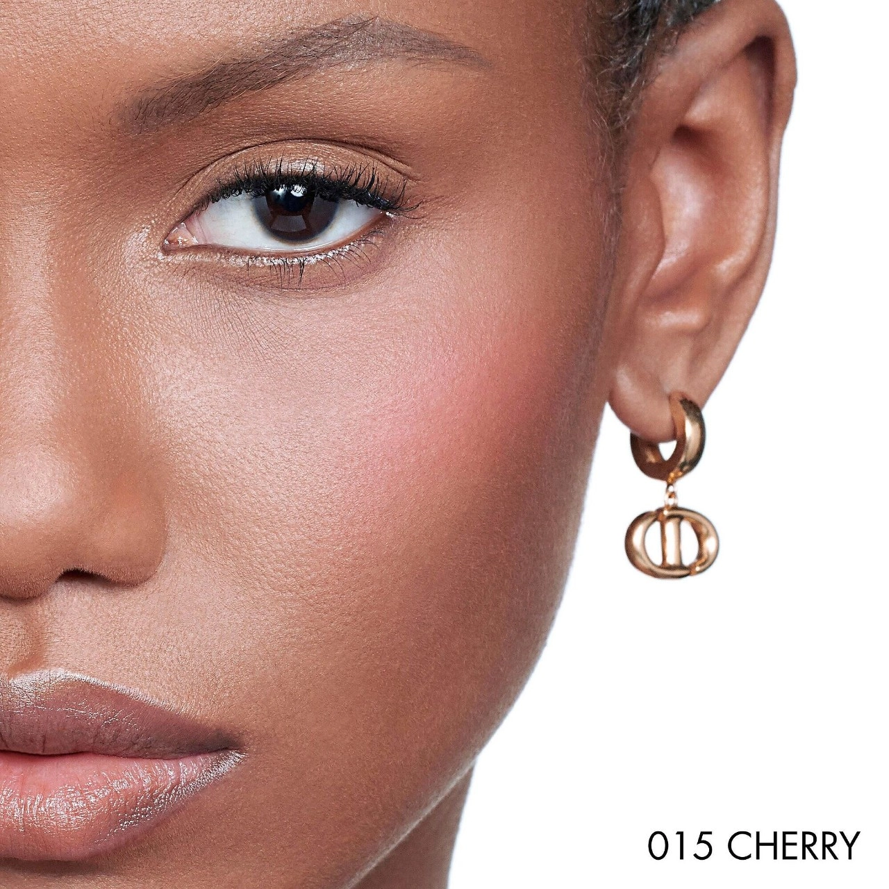 Dior Rosy Glow Blush 015 Cherry - Cherry Red Pressed Powder Blush - Image 2