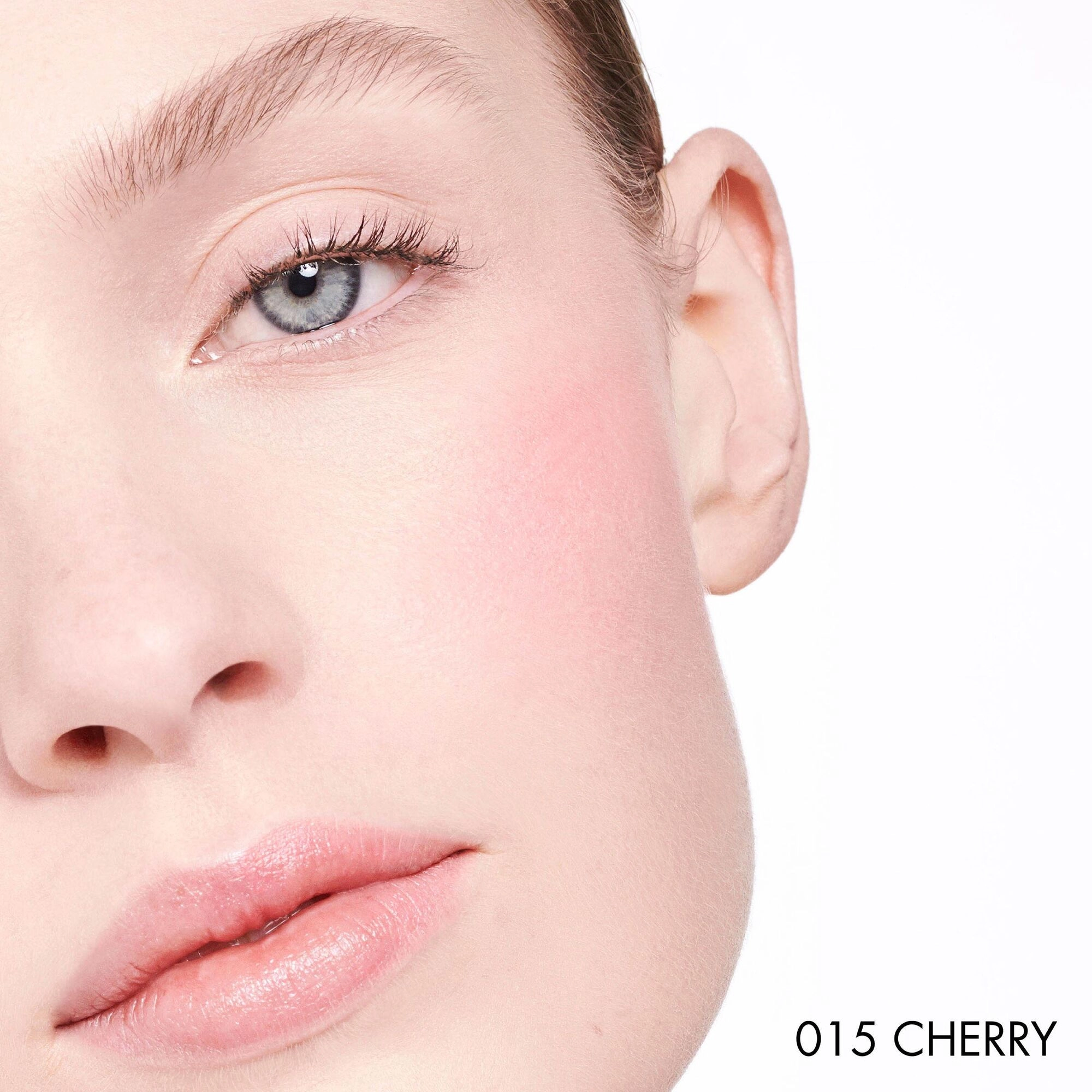 Dior Rosy Glow Blush 015 Cherry - Cherry Red Pressed Powder Blush - Image 3