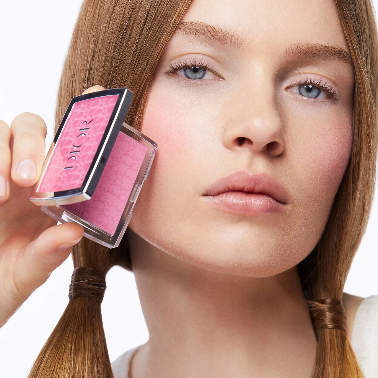 Dior Rosy Glow Blush 020 Mahogany - Delicate Mahogany Pressed Powder Blush - Image 6